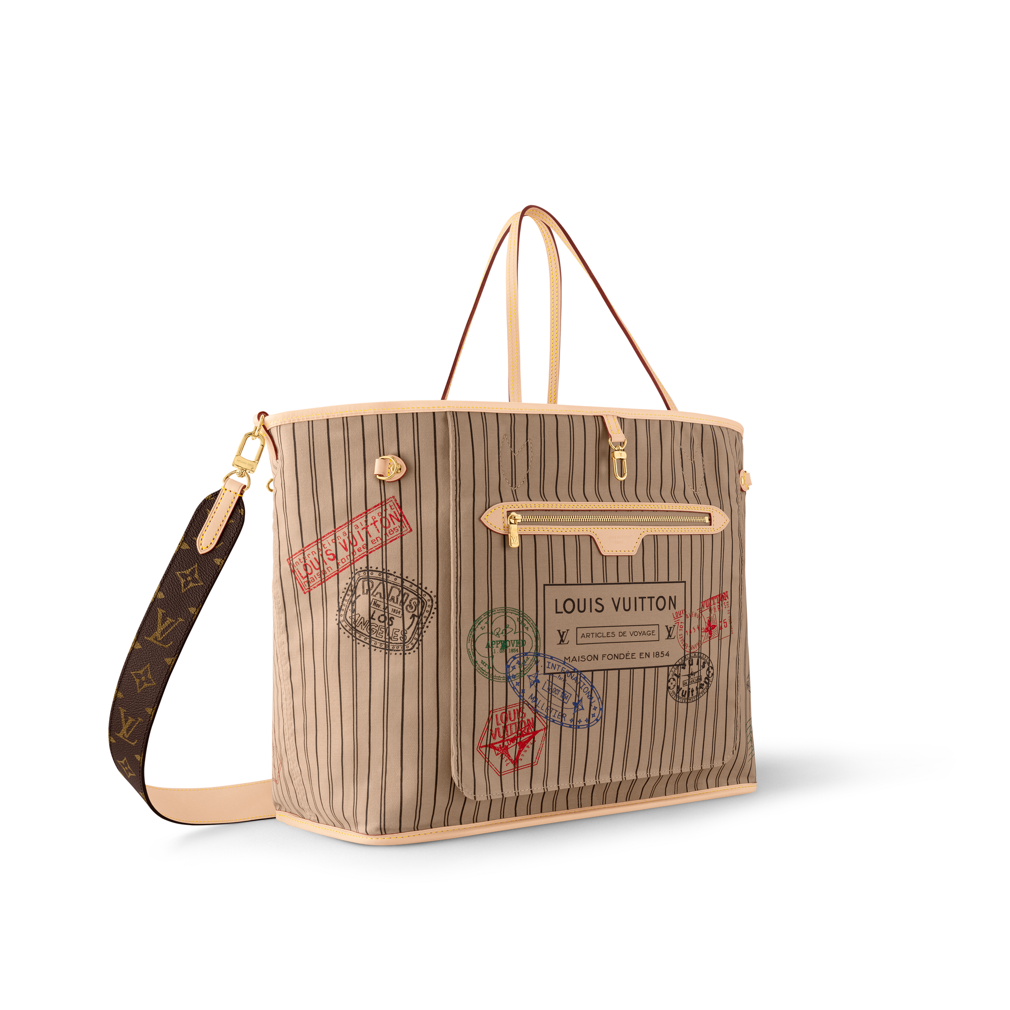 Bolso Neverfull Inside Out GM con bandolera Lona Monogram Bolsos y pequeña marroquinería Bolsos de mujer Icónicos Louis Vuitton | LOUIS VUITTON (Zoom de producto)