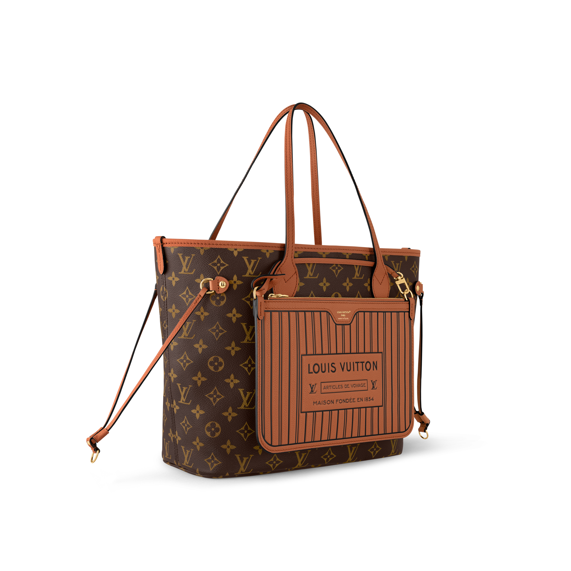 Bolso Neverfull Inside Out MM  Bolsos y pequeña marroquinería Bolsos de mujer Icónicos Louis Vuitton | LOUIS VUITTON (Zoom de producto)