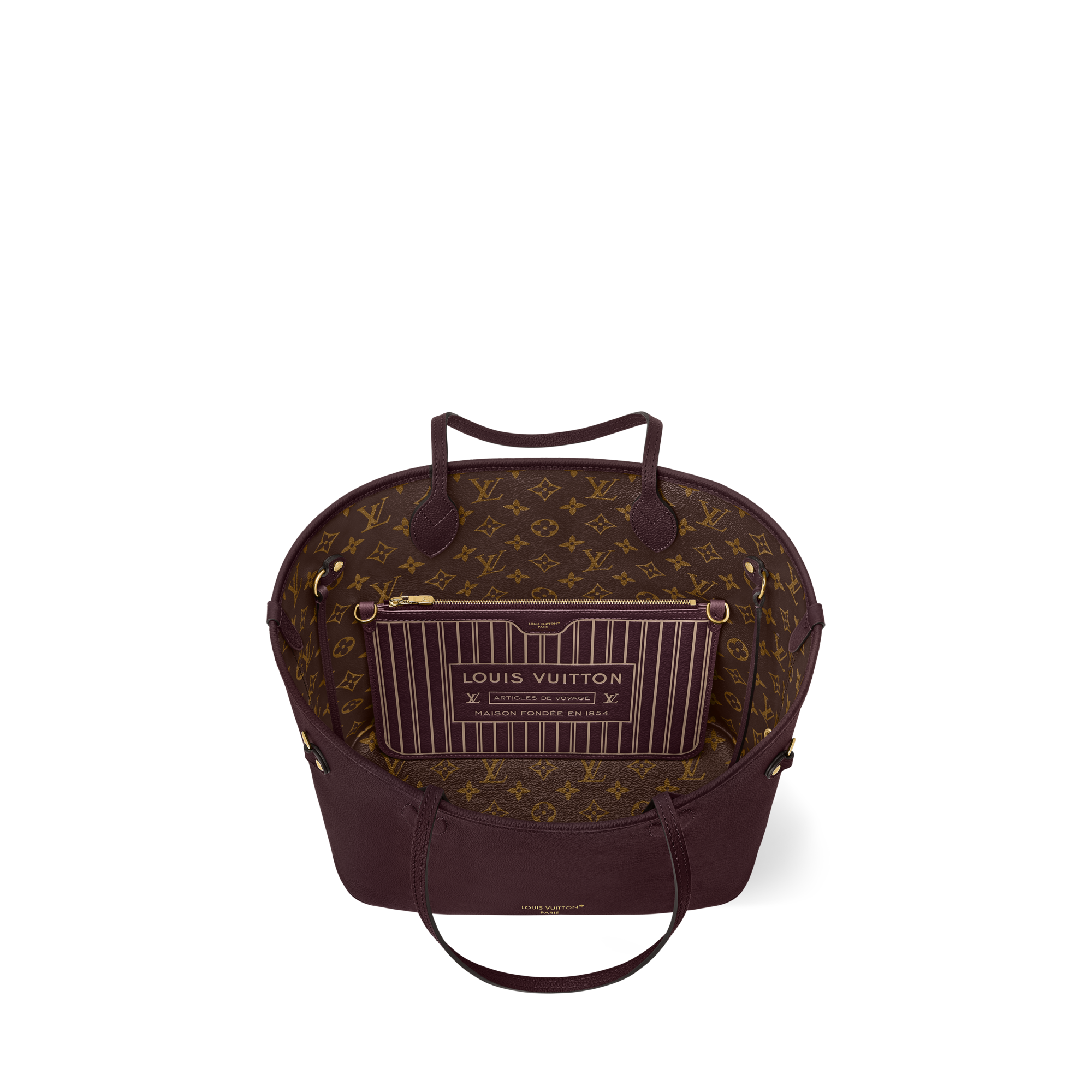 Bolso Neverfull Inside Out MM  Bolsos y pequeña marroquinería Bolsos de mujer Icónicos Louis Vuitton | LOUIS VUITTON (Zoom de producto)