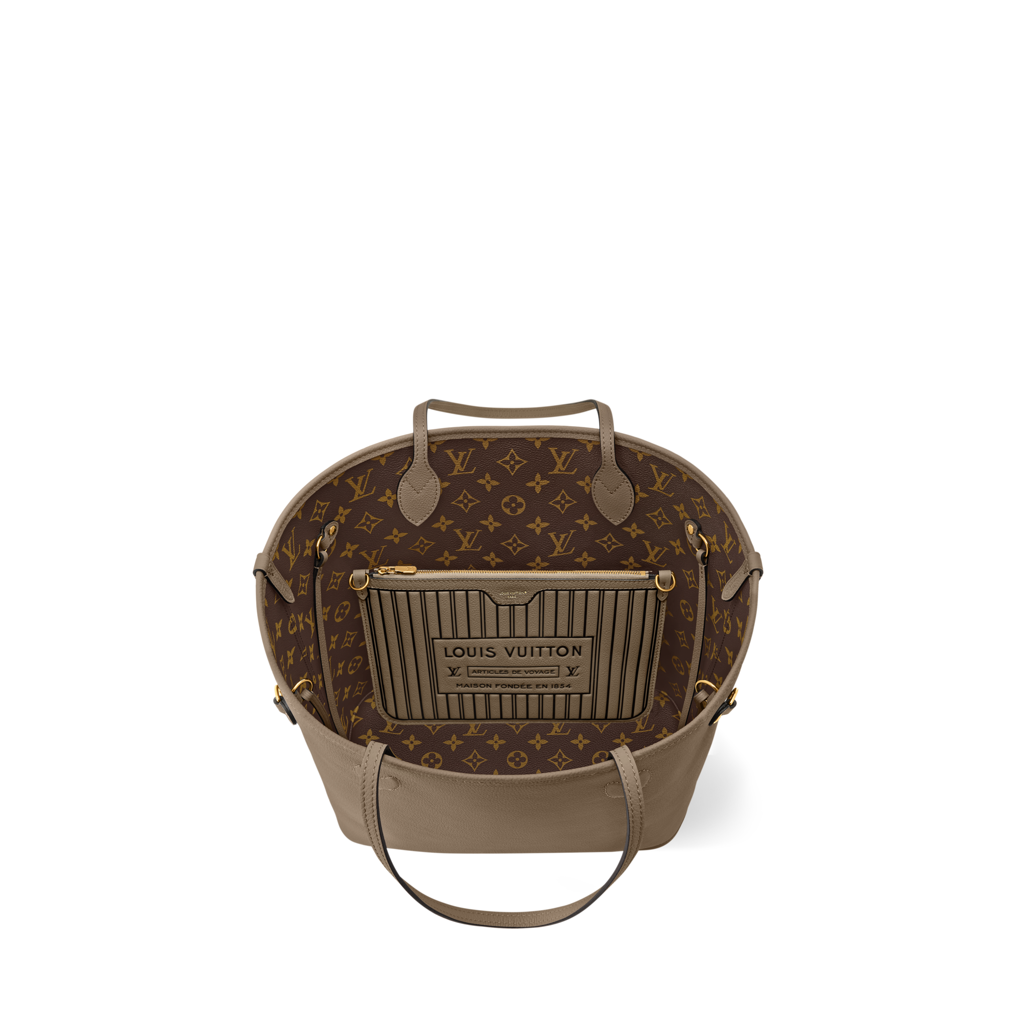 Bolso Neverfull Inside Out MM  Bolsos y pequeña marroquinería Bolsos de mujer Icónicos Louis Vuitton | LOUIS VUITTON (Zoom de producto)