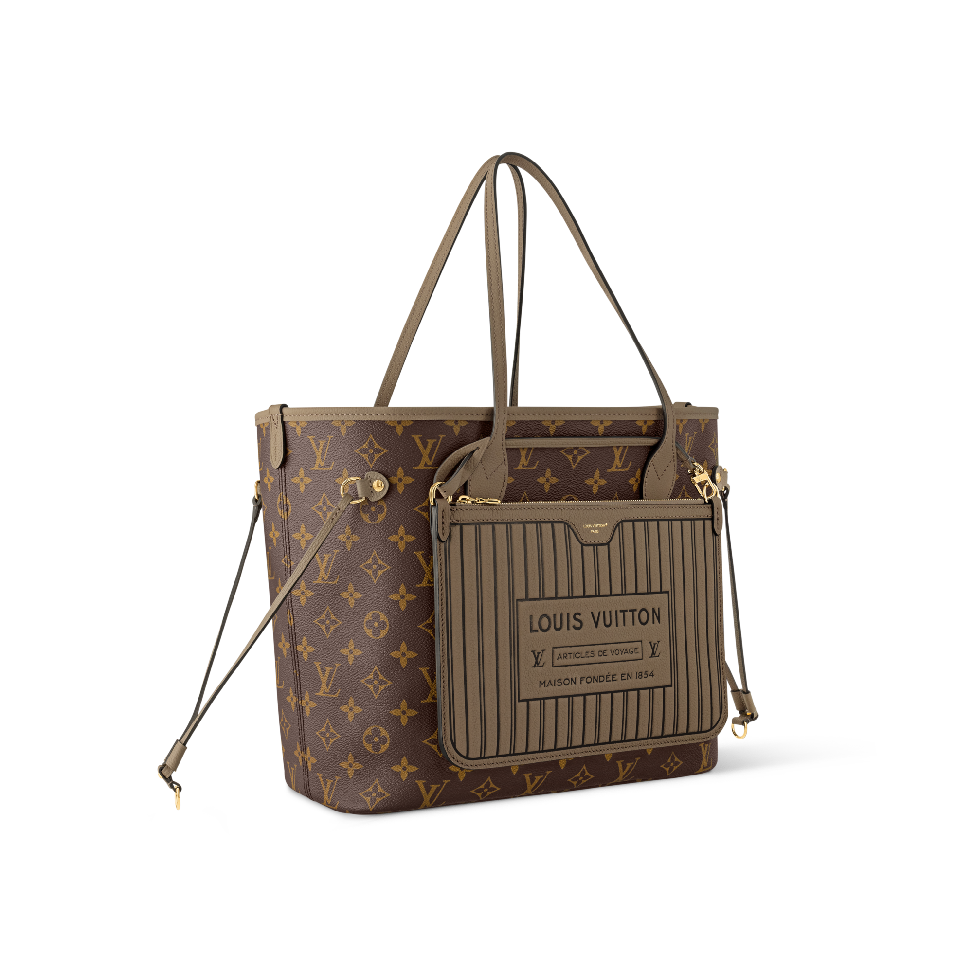 Bolso Neverfull Inside Out MM  Bolsos y pequeña marroquinería Bolsos de mujer Icónicos Louis Vuitton | LOUIS VUITTON (Zoom de producto)