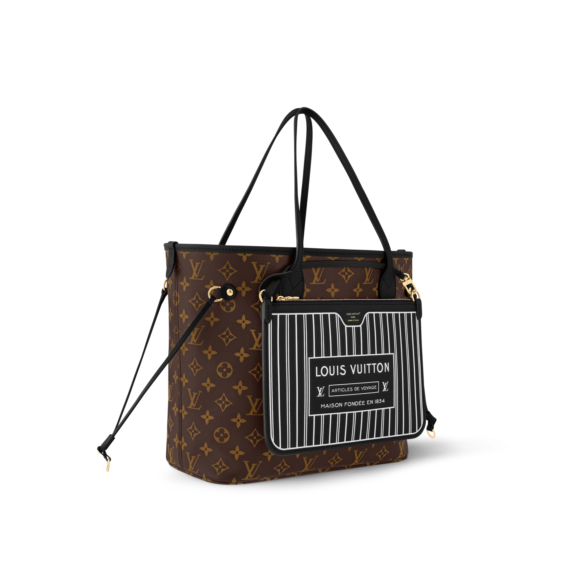 Bolso Neverfull Inside Out MM H33 Bolsos y pequeña marroquinería Bolsos de mujer Icónicos Louis Vuitton | LOUIS VUITTON (Zoom de producto)