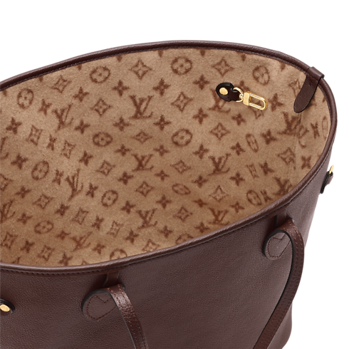 Bolso Neverfull Inside Out MM Piel Minigram Mujer Novedades Mujer } | LOUIS VUITTON (Zoom de producto)