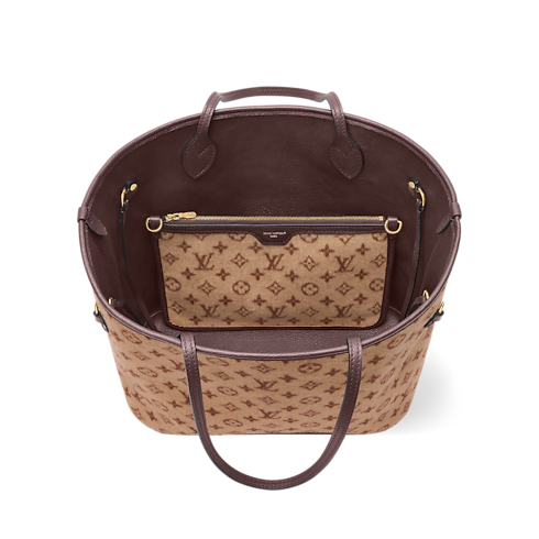 Bolso Neverfull Inside Out MM Piel Minigram Mujer Novedades Mujer } | LOUIS VUITTON (Zoom de producto)