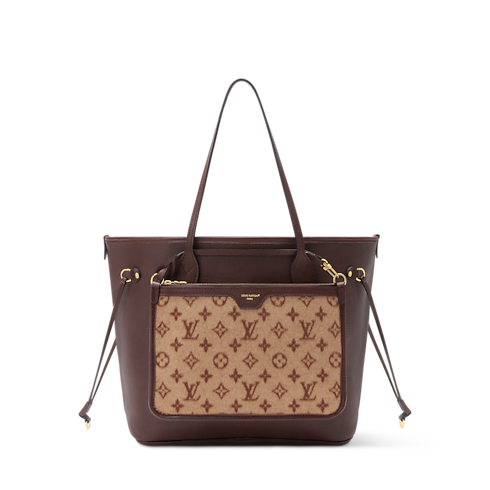 Bolso Neverfull Inside Out MM Piel Minigram Mujer Novedades Mujer } | LOUIS VUITTON (Zoom de producto)
