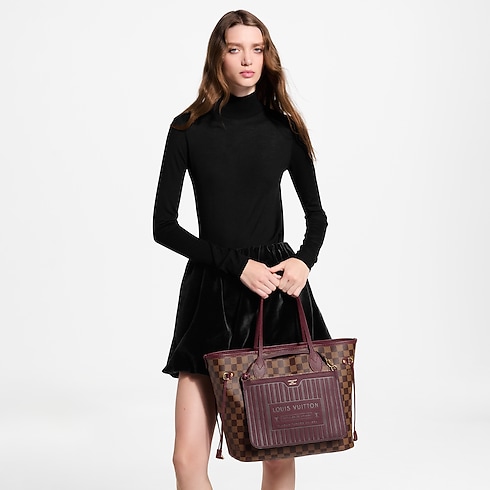 Bolso Neverfull Inside Out MM Piel Minigram Mujer Bolsos Todas las colecciones | LOUIS VUITTON (Zoom de producto)