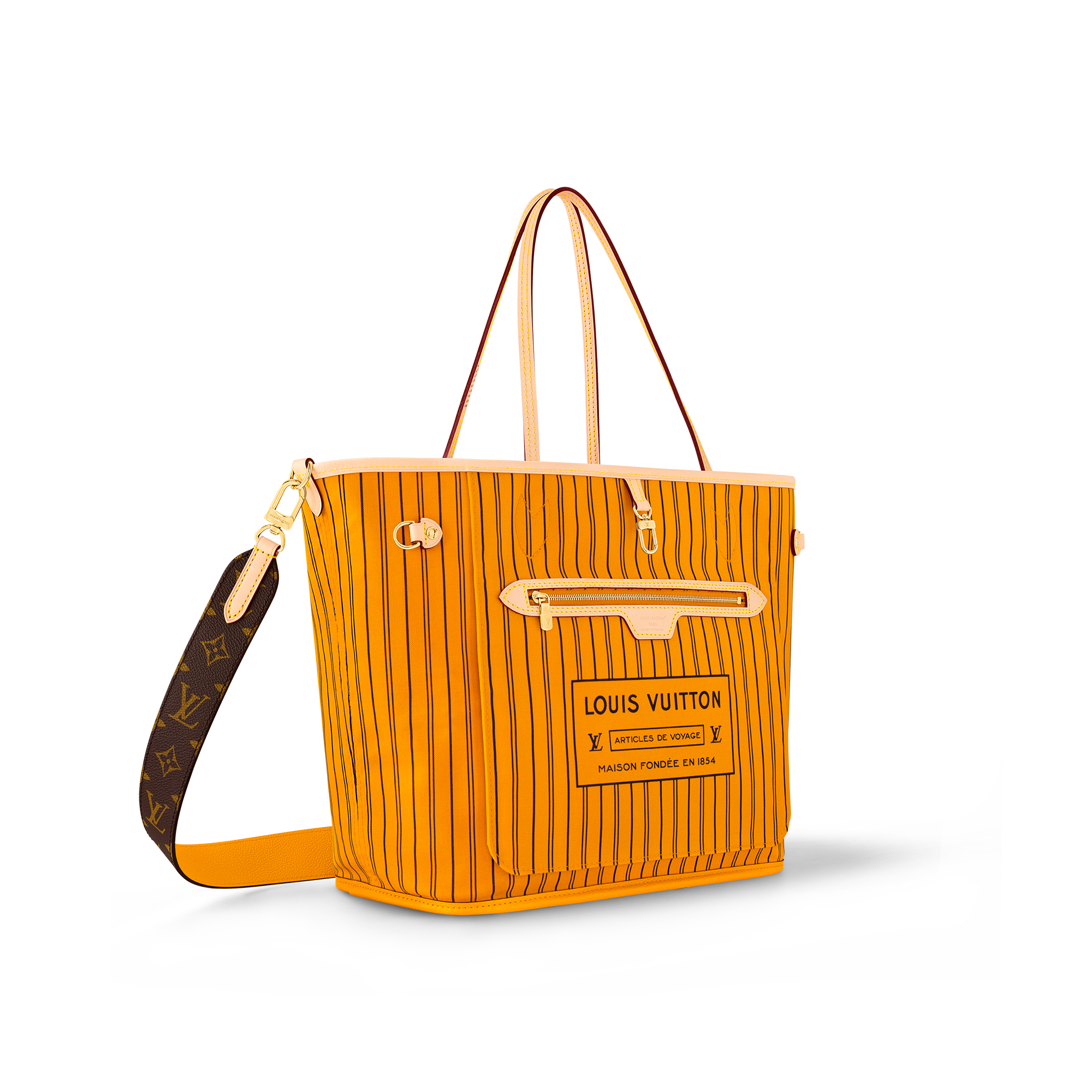 Bolso Neverfull Inside Out MM con bandolera Lona Monogram Bolsos y pequeña marroquinería Bolsos de mujer Icónicos Louis Vuitton | LOUIS VUITTON (Zoom de producto)