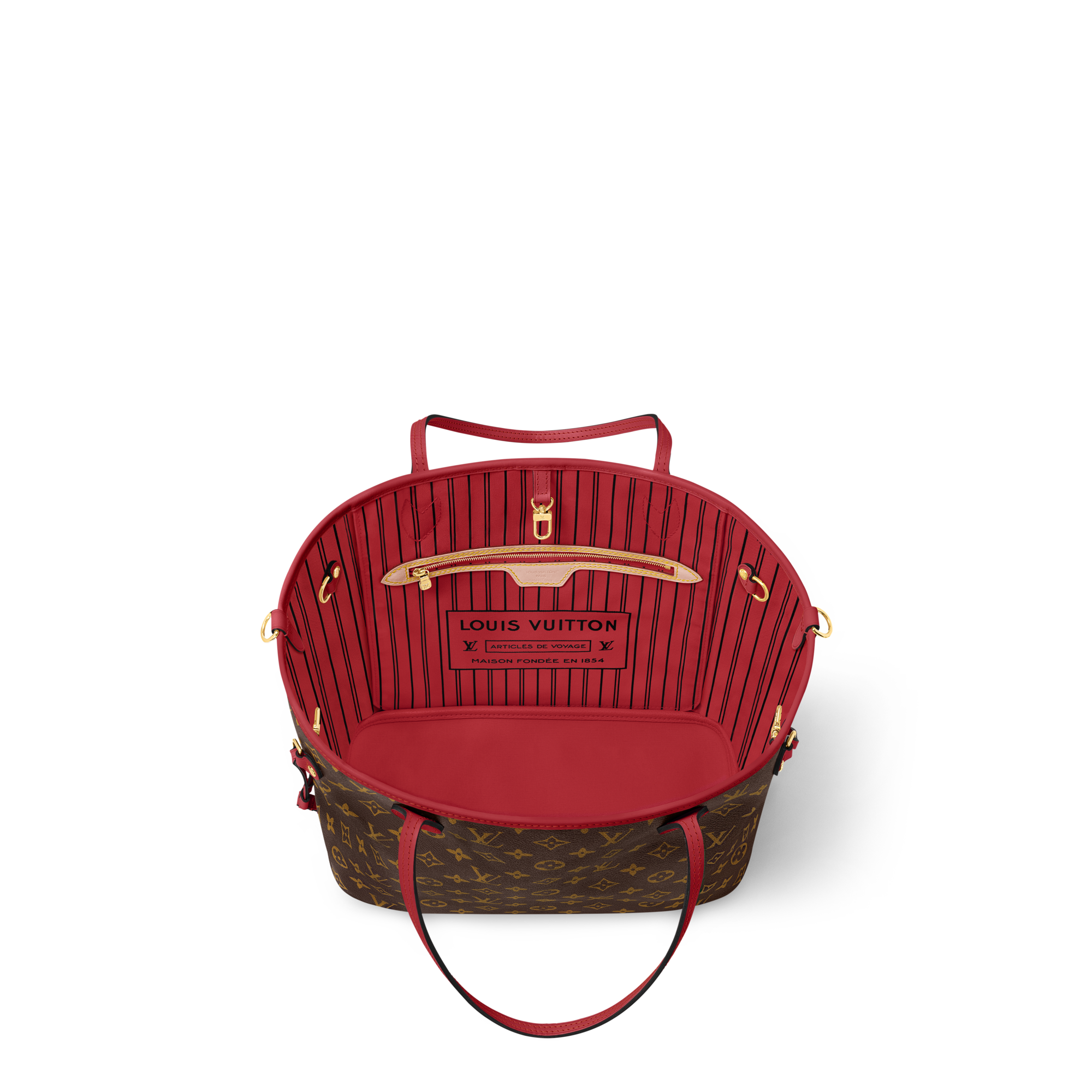 Bolso Neverfull Inside Out MM con bandolera Lona Monogram Bolsos y pequeña marroquinería Bolsos de mujer Icónicos Louis Vuitton | LOUIS VUITTON (Zoom de producto)