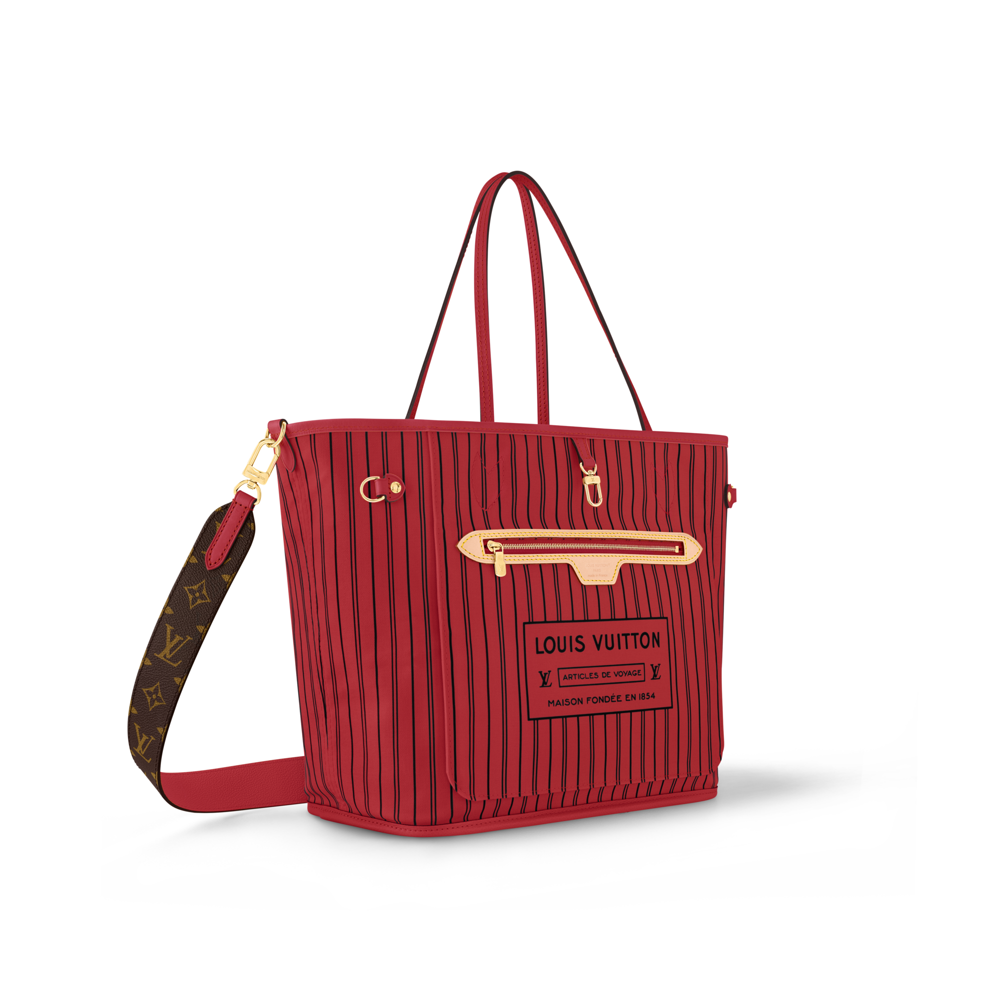 Bolso Neverfull Inside Out MM con bandolera Lona Monogram Bolsos y pequeña marroquinería Bolsos de mujer Icónicos Louis Vuitton | LOUIS VUITTON (Zoom de producto)