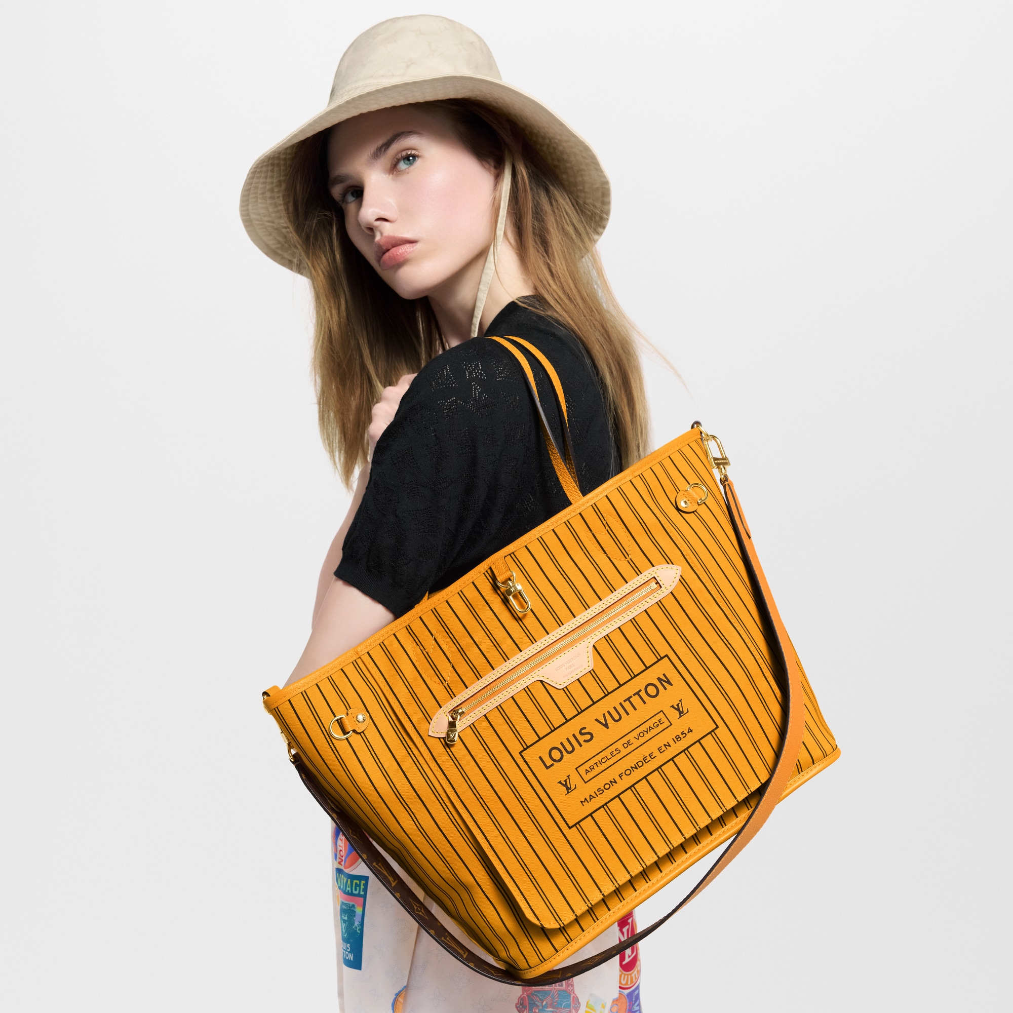 Bolso Neverfull Inside Out MM con bandolera Lona Monogram Bolsos y pequeña marroquinería Bolsos de mujer Icónicos Louis Vuitton | LOUIS VUITTON (Zoom de producto)