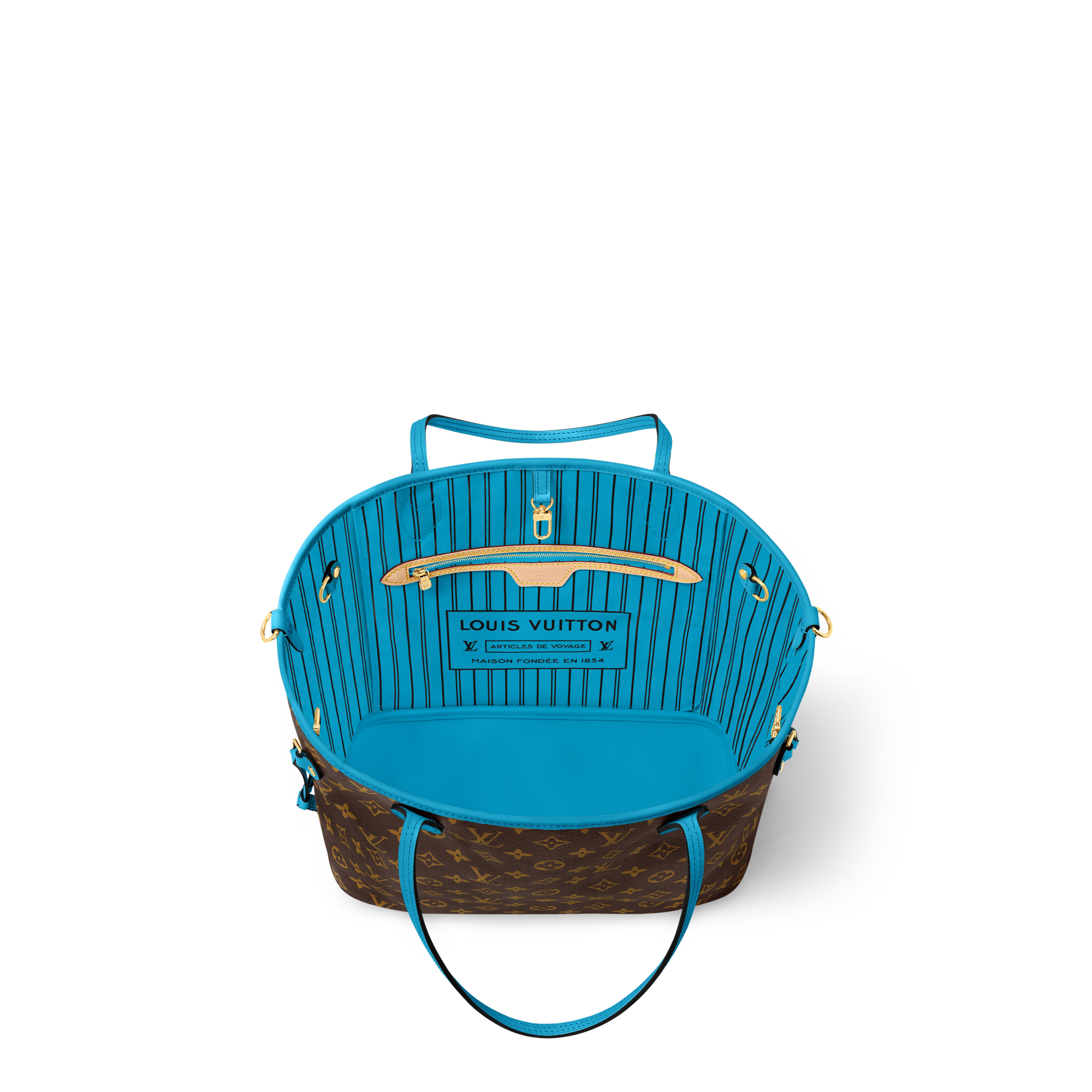 Bolso Neverfull Inside Out MM con bandolera Lona Monogram Bolsos y pequeña marroquinería Bolsos de mujer Icónicos Louis Vuitton | LOUIS VUITTON (Zoom de producto)