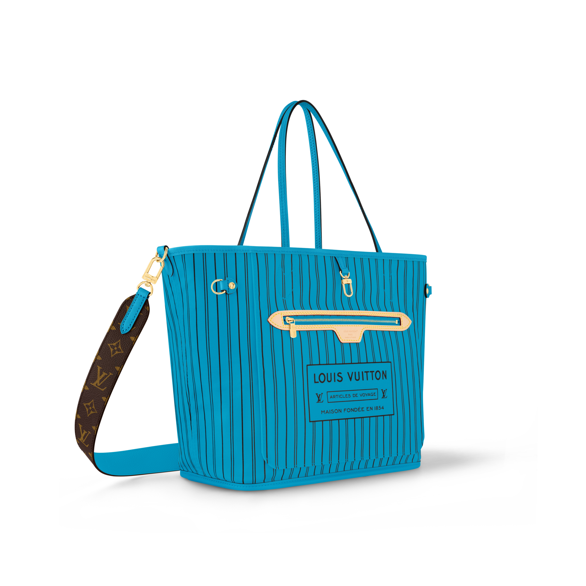 Bolso Neverfull Inside Out MM con bandolera Lona Monogram Bolsos y pequeña marroquinería Bolsos de mujer Icónicos Louis Vuitton | LOUIS VUITTON (Zoom de producto)