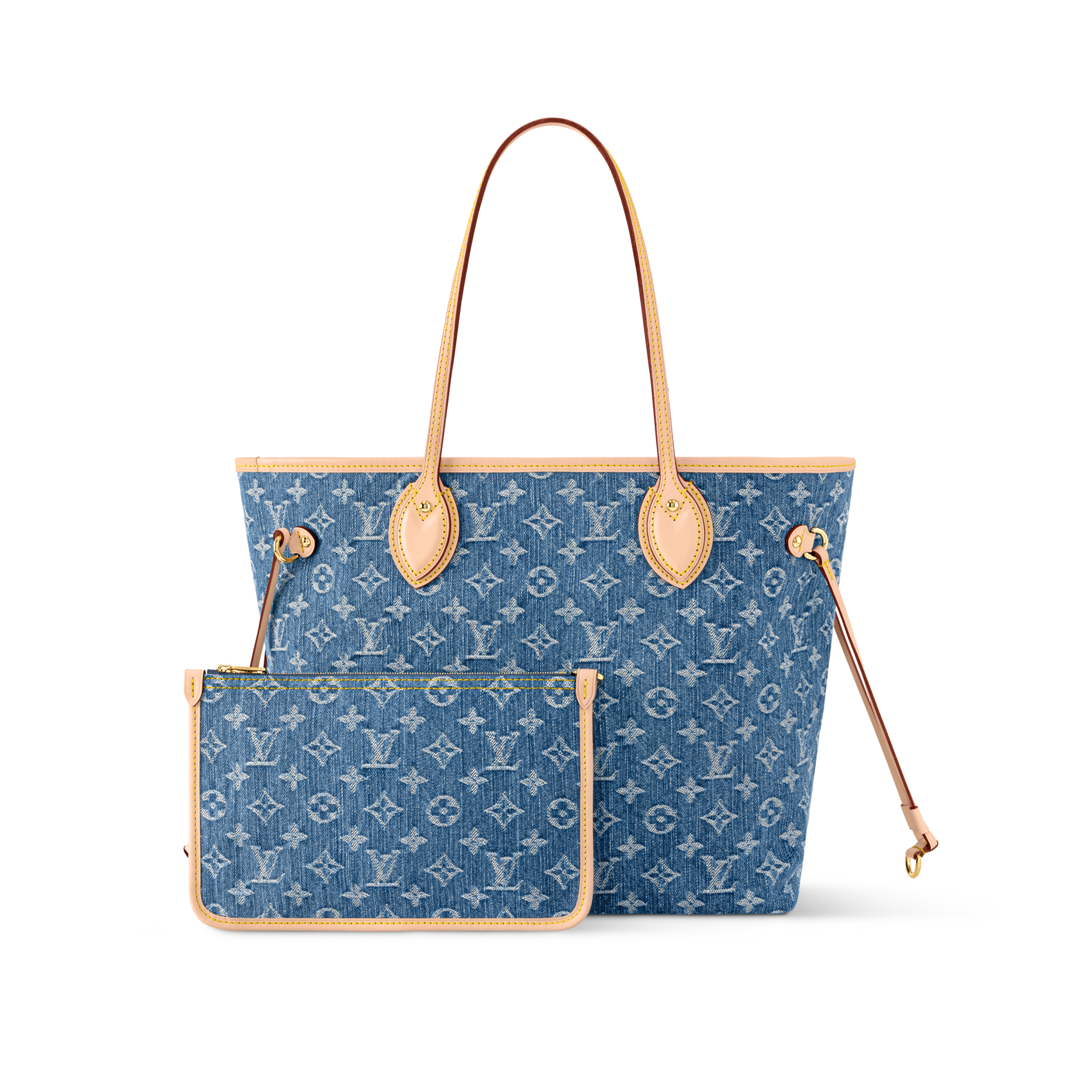 Bolso Neverfull MM Lona Monogram Denim Bolsos de mujer M13192