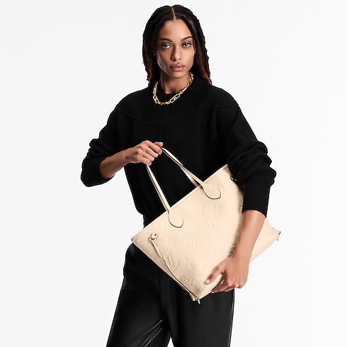 Bolso Neverfull MM Piel Monogram Empreinte Mujer Bolsos Bolsos | LOUIS VUITTON (Zoom de producto)