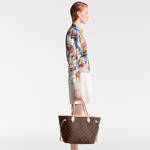 Bolso Neverfull MM Lona Monogram Mujer Bolsos Bolsos | LOUIS VUITTON (Zoom de producto)