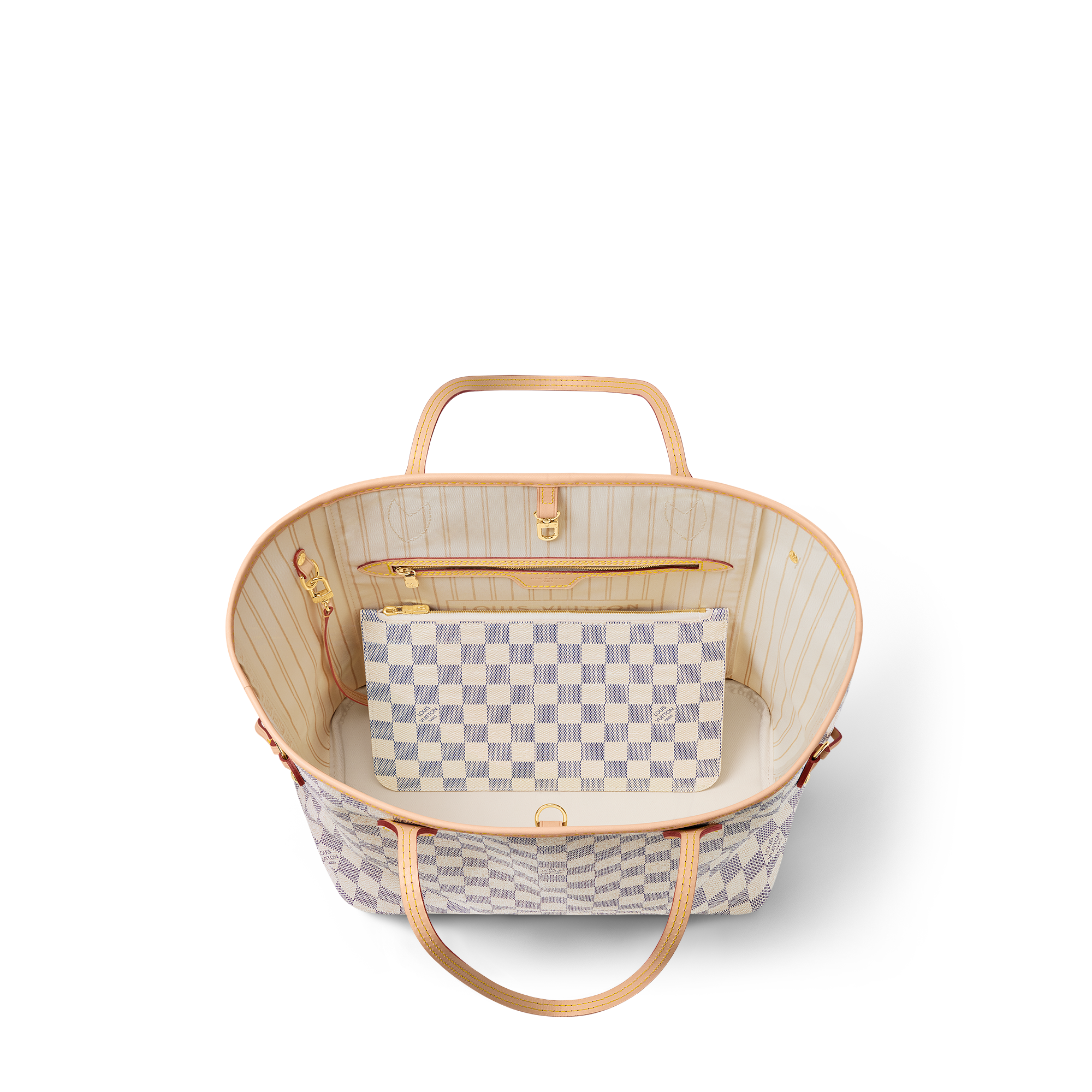 Bolso Neverfull MM Lona Damier Azur Mujer Bolsos Bolsos | LOUIS VUITTON (Zoom de producto)