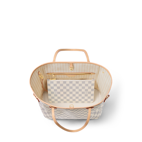 Bolso Neverfull MM Lona Damier Azur Mujer Bolsos Bolsos | LOUIS VUITTON (Zoom de producto)
