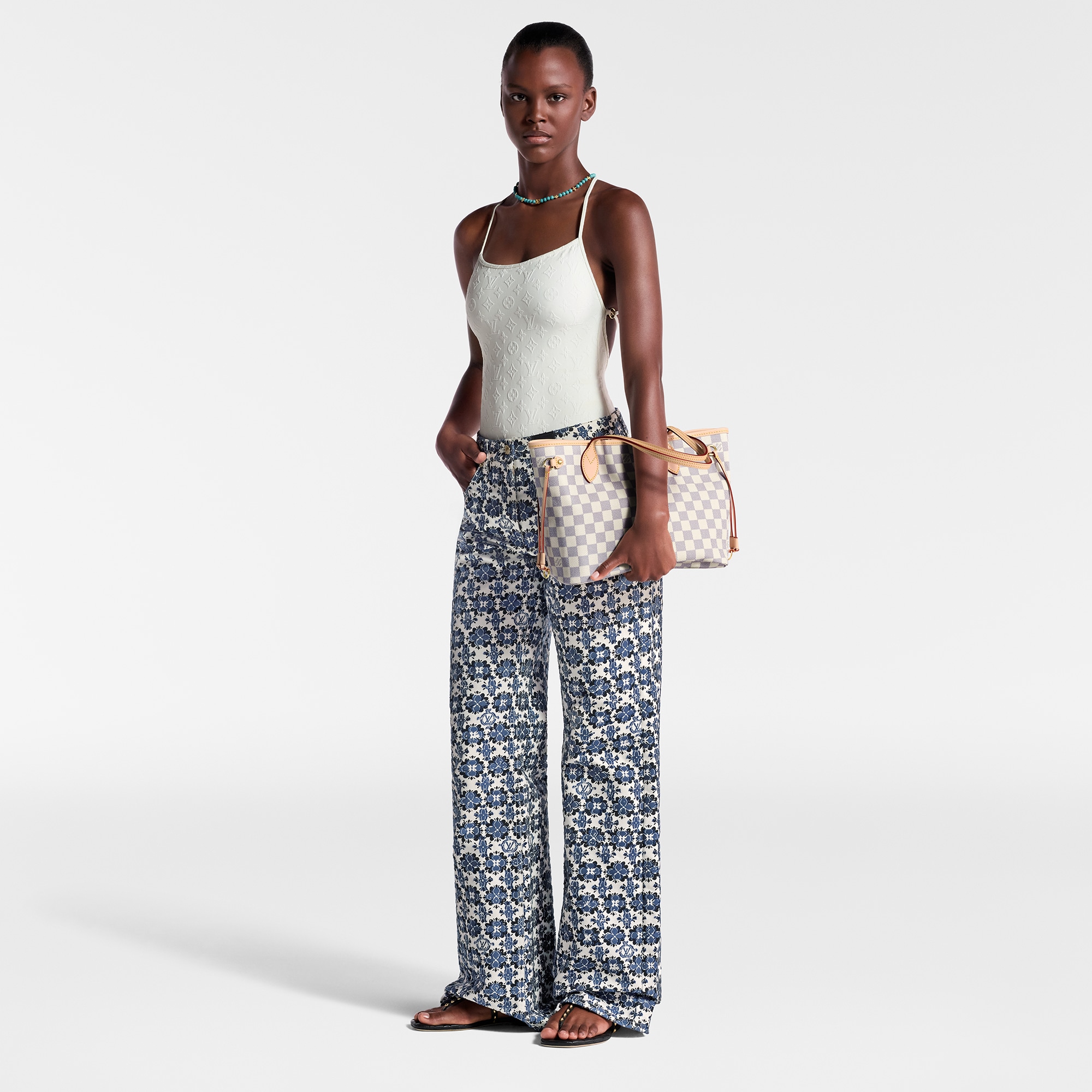 Bolso Neverfull PM Lona Damier Azur Mujer Bolsos Todas las colecciones | LOUIS VUITTON (Zoom de producto)