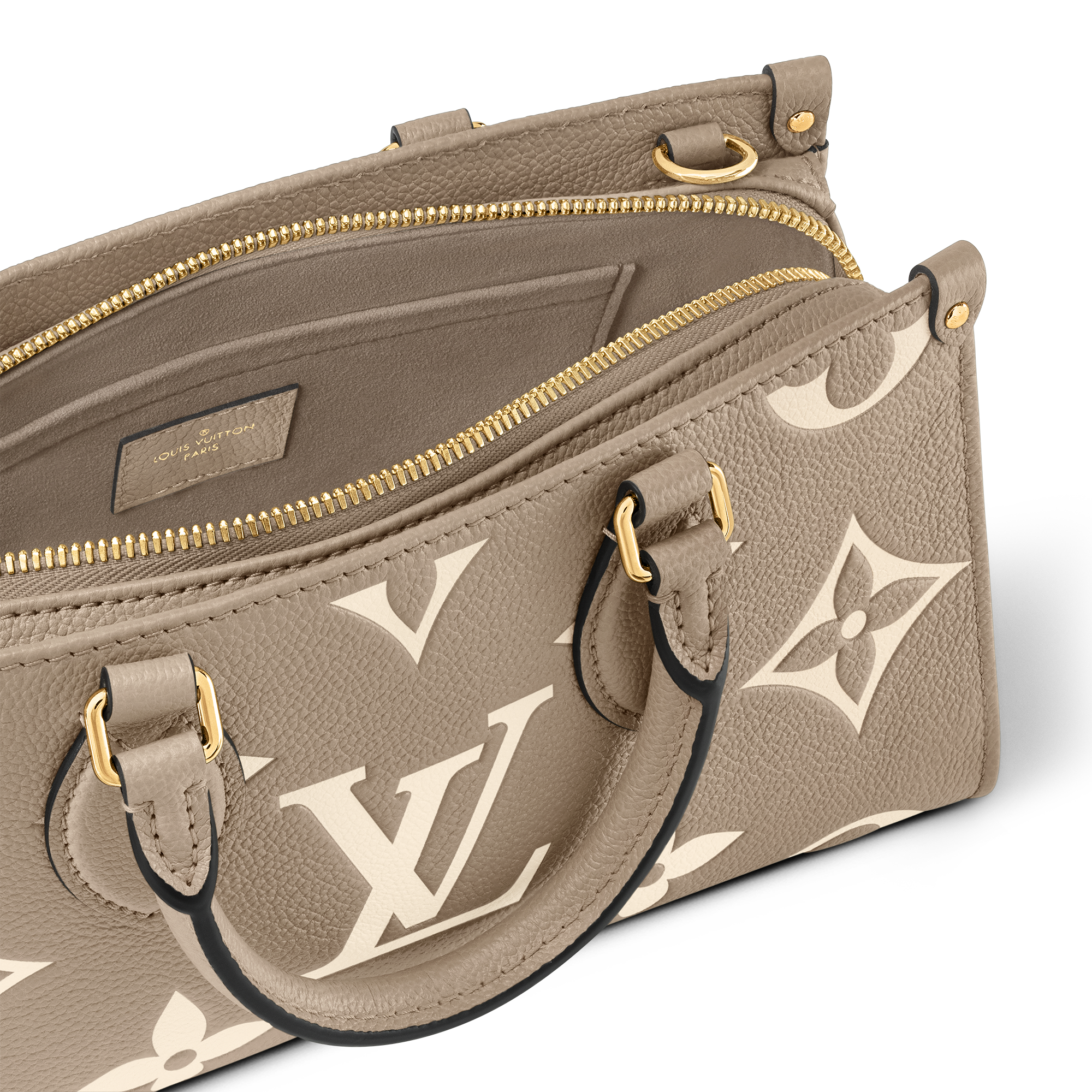 Bolso OnTheGo East West Piel Monogram Empreinte Bicolor Mujer Handbags Todas las colecciones | LOUIS VUITTON (Zoom de producto)