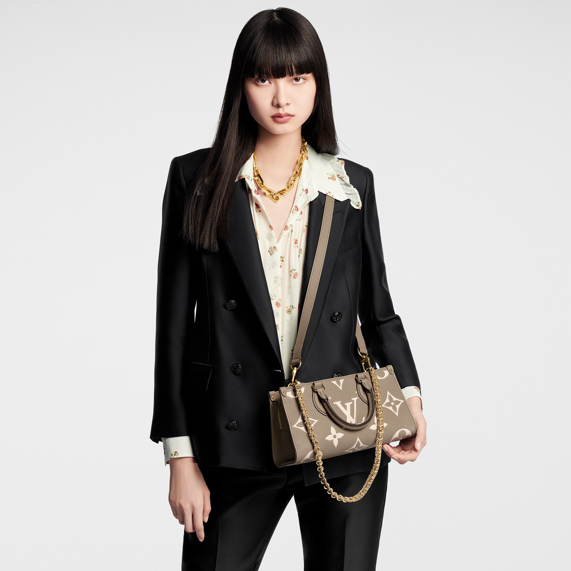 Bolso OnTheGo East West Piel Monogram Empreinte Bicolor Mujer Handbags Todas las colecciones | LOUIS VUITTON (Zoom de producto)