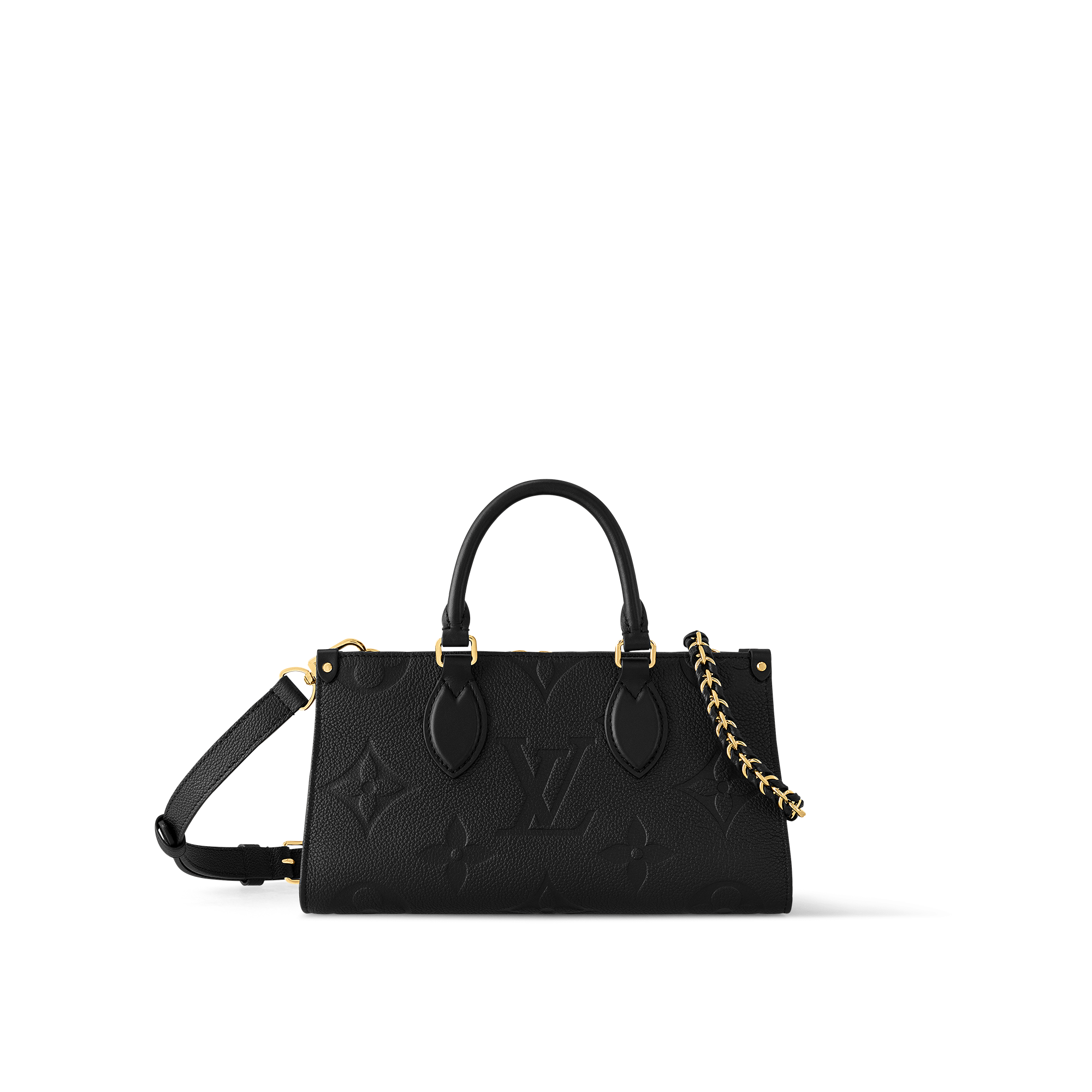 Bolso clutch mujer Piel Monogram Empreinte Negro - Viaje