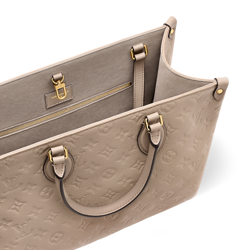 Bolso OnTheGo MM Piel Monogram Empreinte Mujer Bolsos Bolsos | LOUIS VUITTON (Zoom de producto)