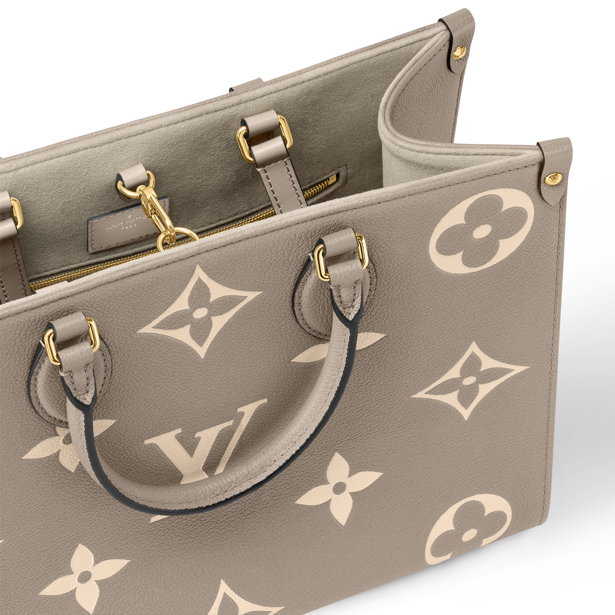 Bolso OnTheGo MM Piel Monogram Empreinte Bicolor Mujer Bolsos All Collections | LOUIS VUITTON (Zoom de producto)