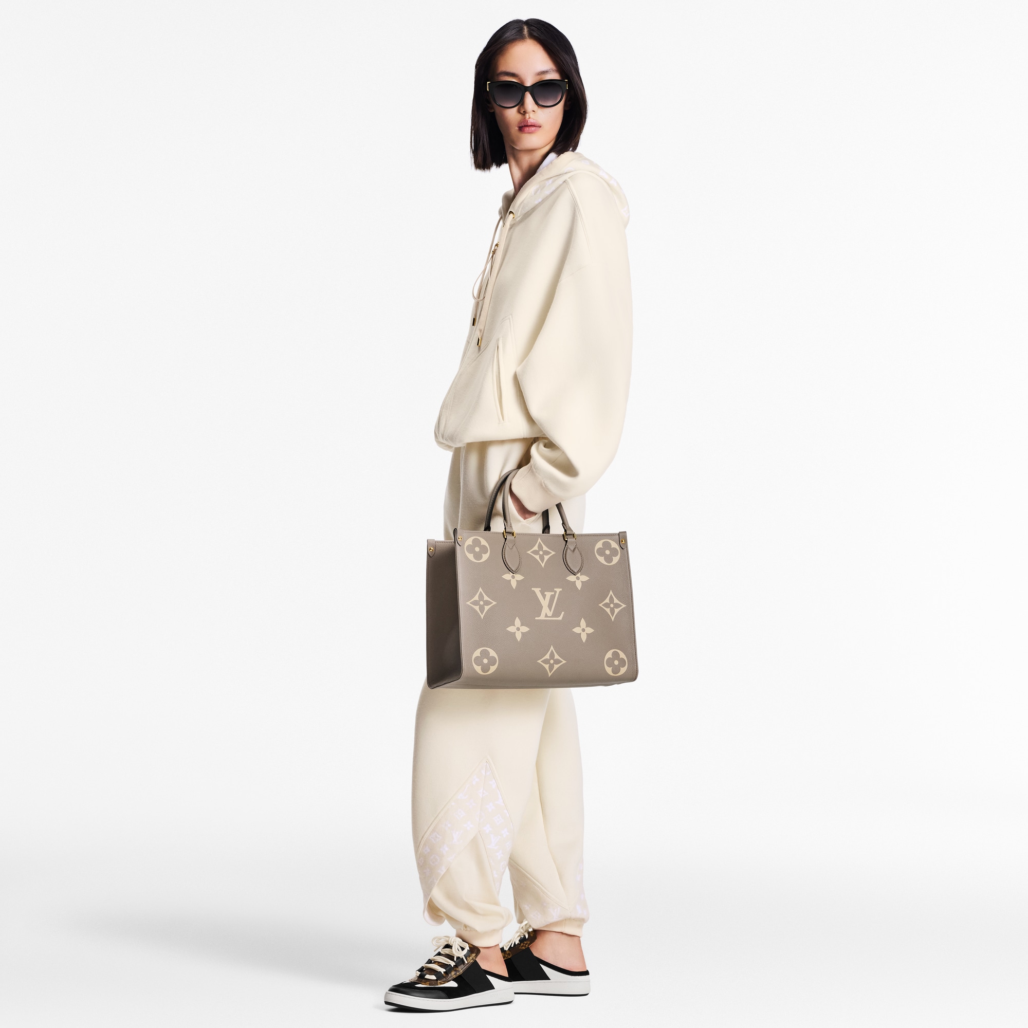 Bolso OnTheGo MM Piel Monogram Empreinte Bicolor Mujer Bolsos All Collections | LOUIS VUITTON (Zoom de producto)