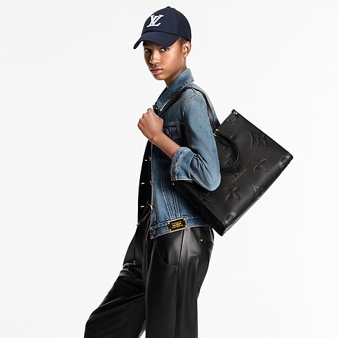 Bolso OnTheGo MM Piel Monogram Empreinte Mujer Bolsos Todas las colecciones | LOUIS VUITTON (Zoom de producto)