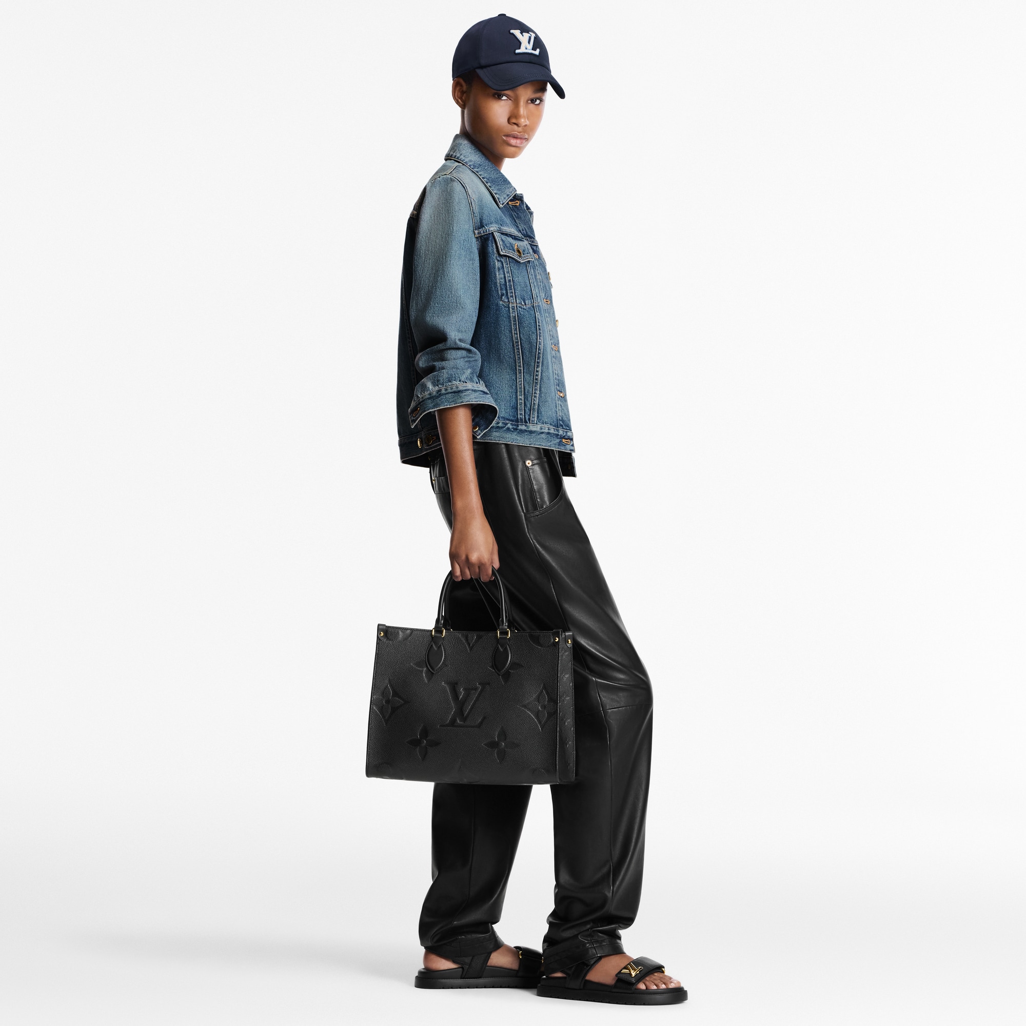 Bolso OnTheGo MM Piel Monogram Empreinte Mujer Bolsos Todas las colecciones | LOUIS VUITTON (Zoom de producto)
