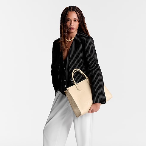 Bolso OnTheGo MM Piel Monogram Empreinte Mujer Bolsos Todas las colecciones | LOUIS VUITTON (Zoom de producto)