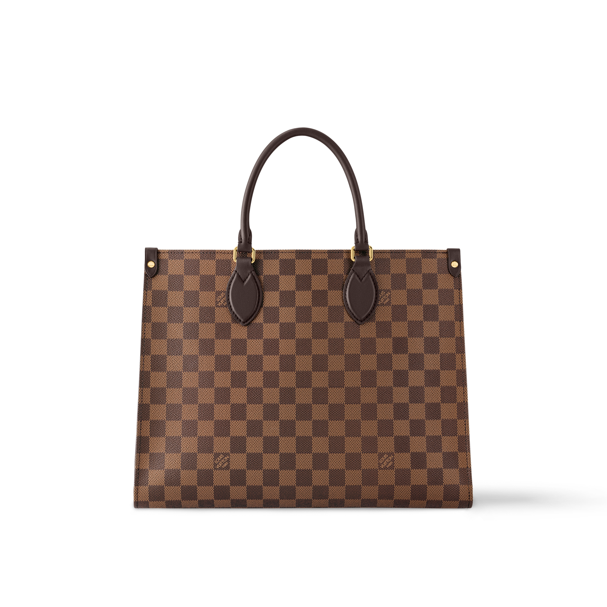 Bolso OnTheGo MM Lona Damier Ebène Bolsos y pequeña marroquinería Bolsos de mujer Icónicos Louis Vuitton | LOUIS VUITTON (Zoom de producto)