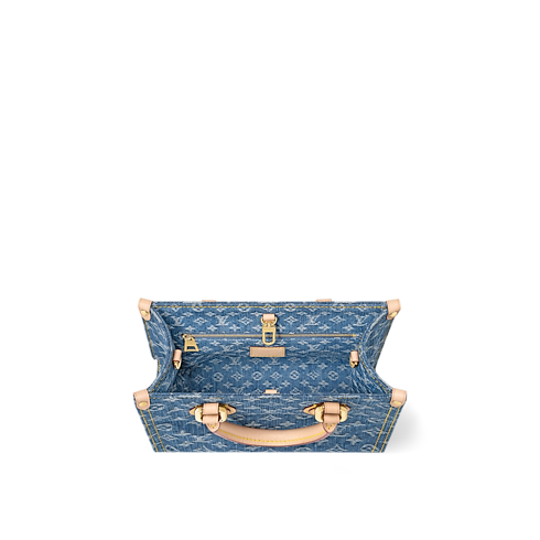 Bolso OnTheGo PM Lona Monogram Denim Bolsos y pequeña marroquinería Bolsos de mujer Icónicos Louis Vuitton | LOUIS VUITTON (Zoom de producto)