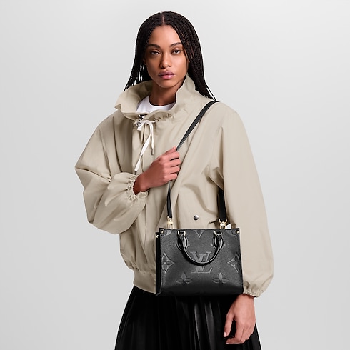 Bolso OnTheGo PM Piel Monogram Empreinte Mujer Bolsos Bolsos | LOUIS VUITTON (Zoom de producto)