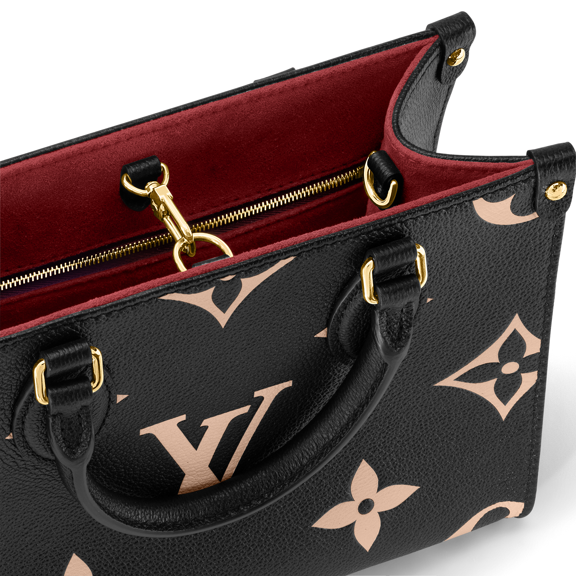 Bolso OnTheGo PM Piel Monogram Empreinte Bicolor Mujer Bolsos Todas las colecciones | LOUIS VUITTON (Zoom de producto)