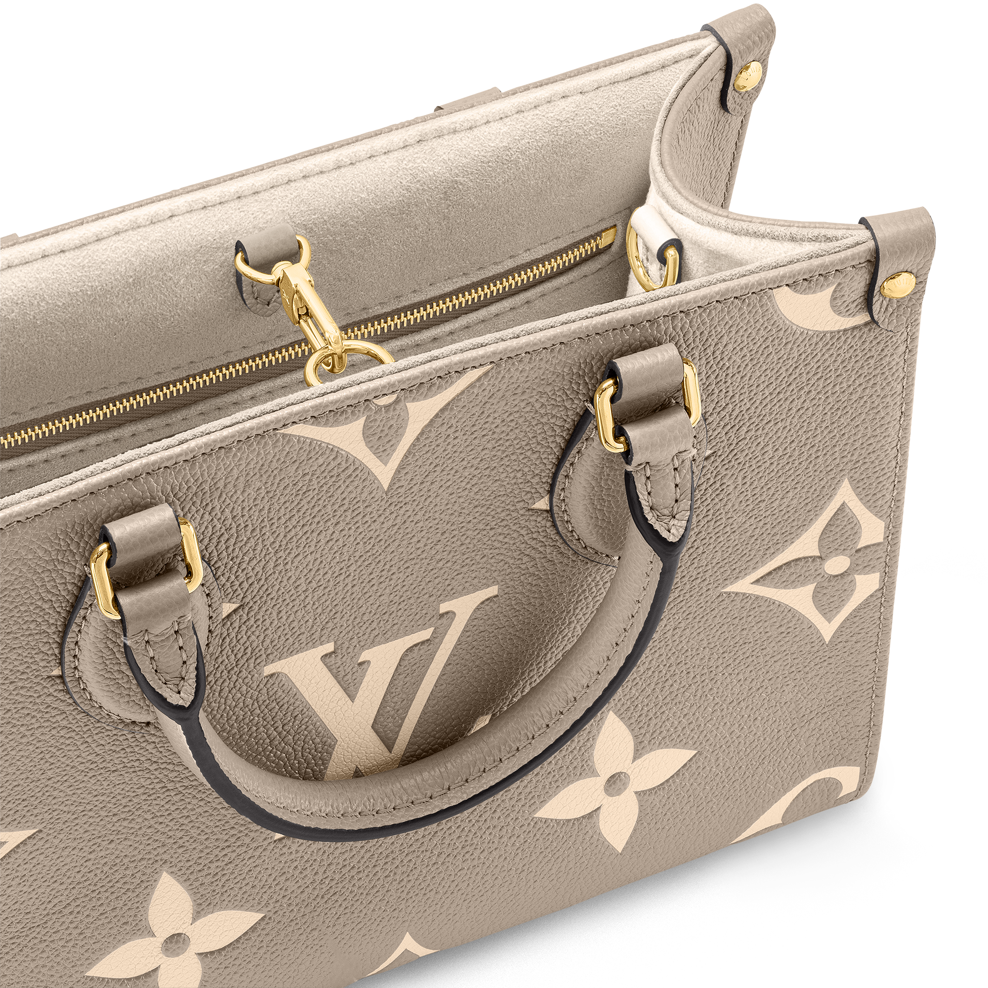 Bolso OnTheGo PM Piel Monogram Empreinte Bicolor Mujer Bolsos Todas las colecciones | LOUIS VUITTON (Zoom de producto)