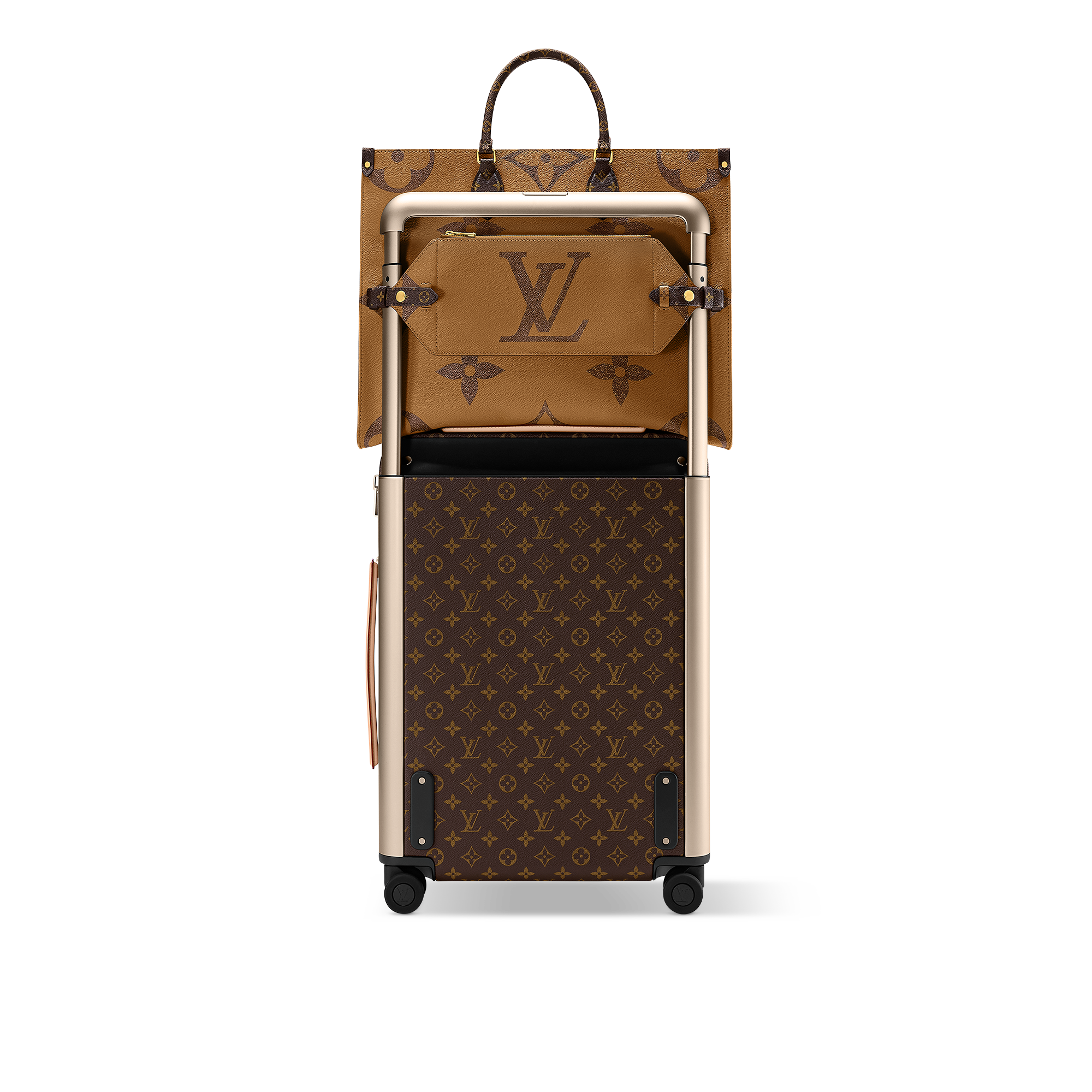 Bolso OnTheGo Voyage Lona Monogram Reverse Canvas Mujer Bolsos Bolsos | LOUIS VUITTON (Zoom de producto)