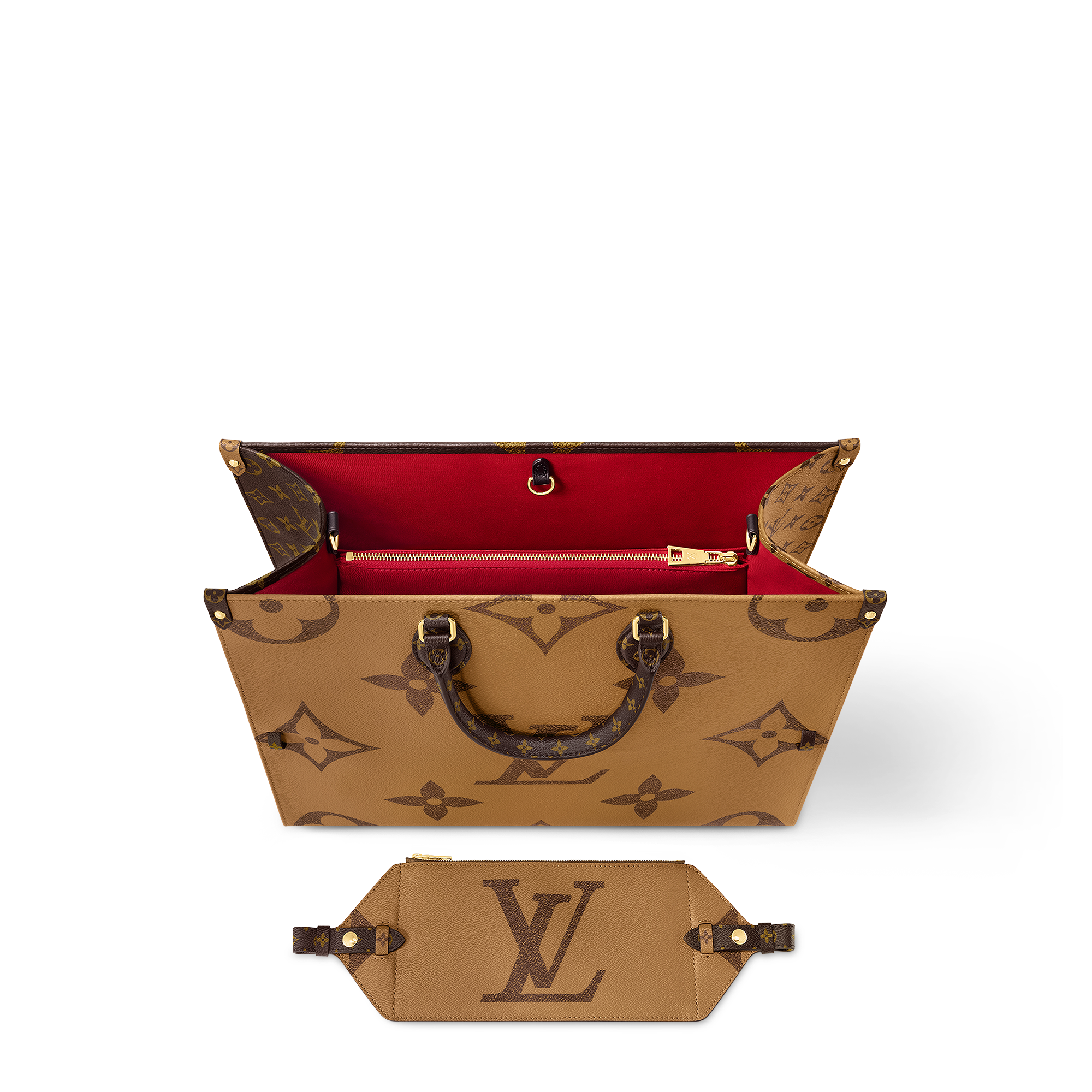 Bolso OnTheGo Voyage Lona Monogram Reverse Canvas Mujer Bolsos Bolsos | LOUIS VUITTON (Zoom de producto)