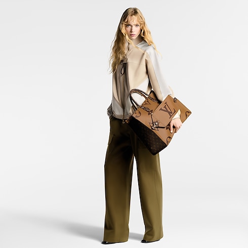 Bolso OnTheGo Voyage Lona Monogram Reverse Canvas Mujer Bolsos Bolsos | LOUIS VUITTON (Zoom de producto)