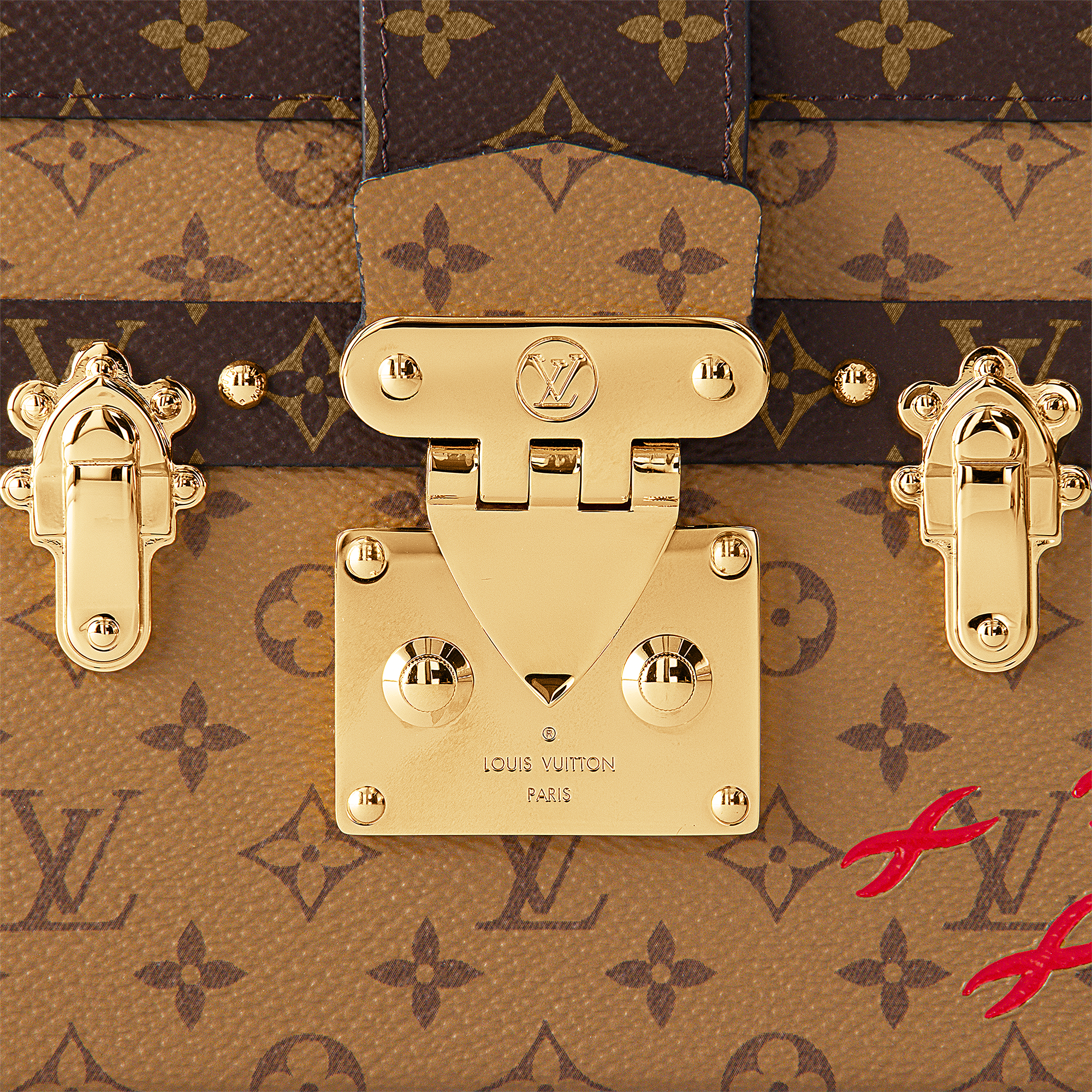 Bolso Petite Malle Lona Monogram Reverse Canvas Mujer Bolsos Bolsos | LOUIS VUITTON (Zoom de producto)
