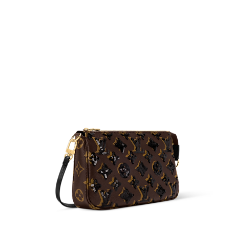 Bolso Pochette Accessoires Autres Toiles Monogram Mujer Carteras y pequeña marroquinería Carteras con cadena y mini bolsos | LOUIS VUITTON (Zoom de producto)