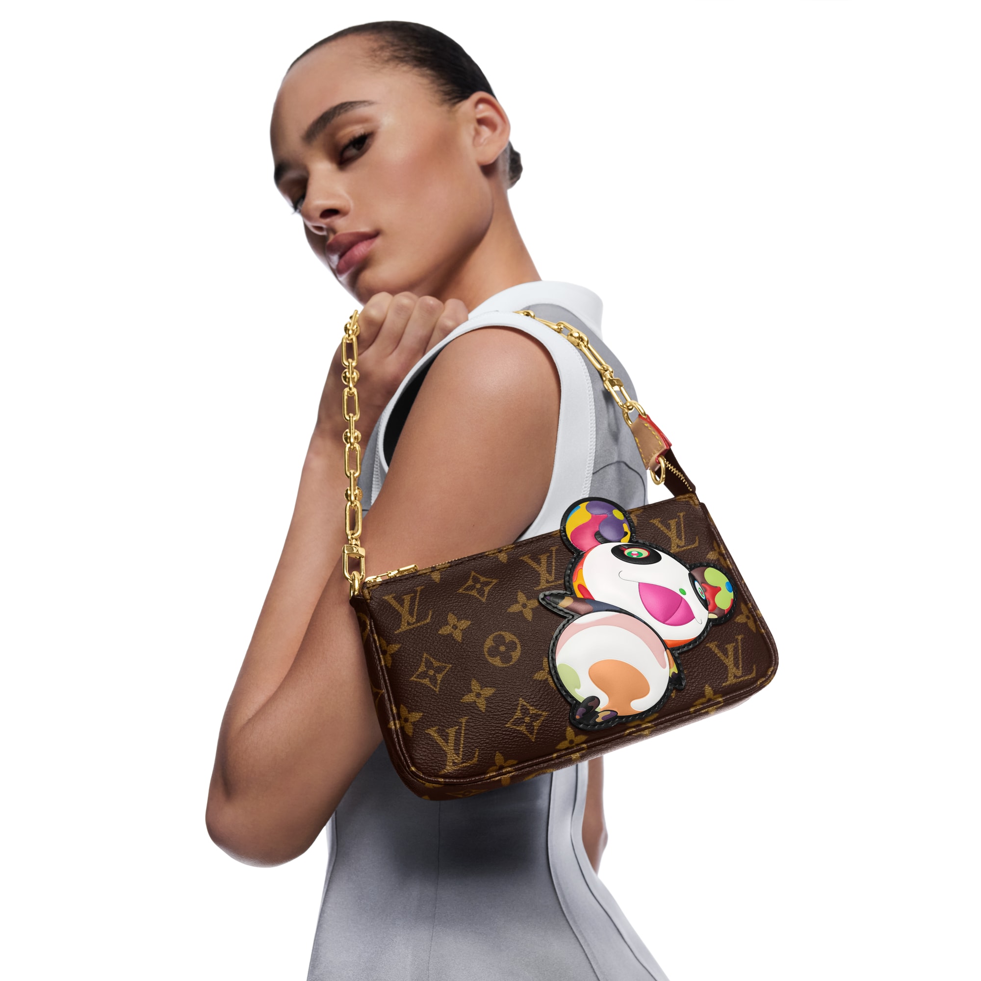 Bolso Pochette Accessoires LV x TM Lona Monogram Mujer Carteras y pequeña marroquinería Carteras con cadena y mini bolsos | LOUIS VUITTON (Zoom de producto)