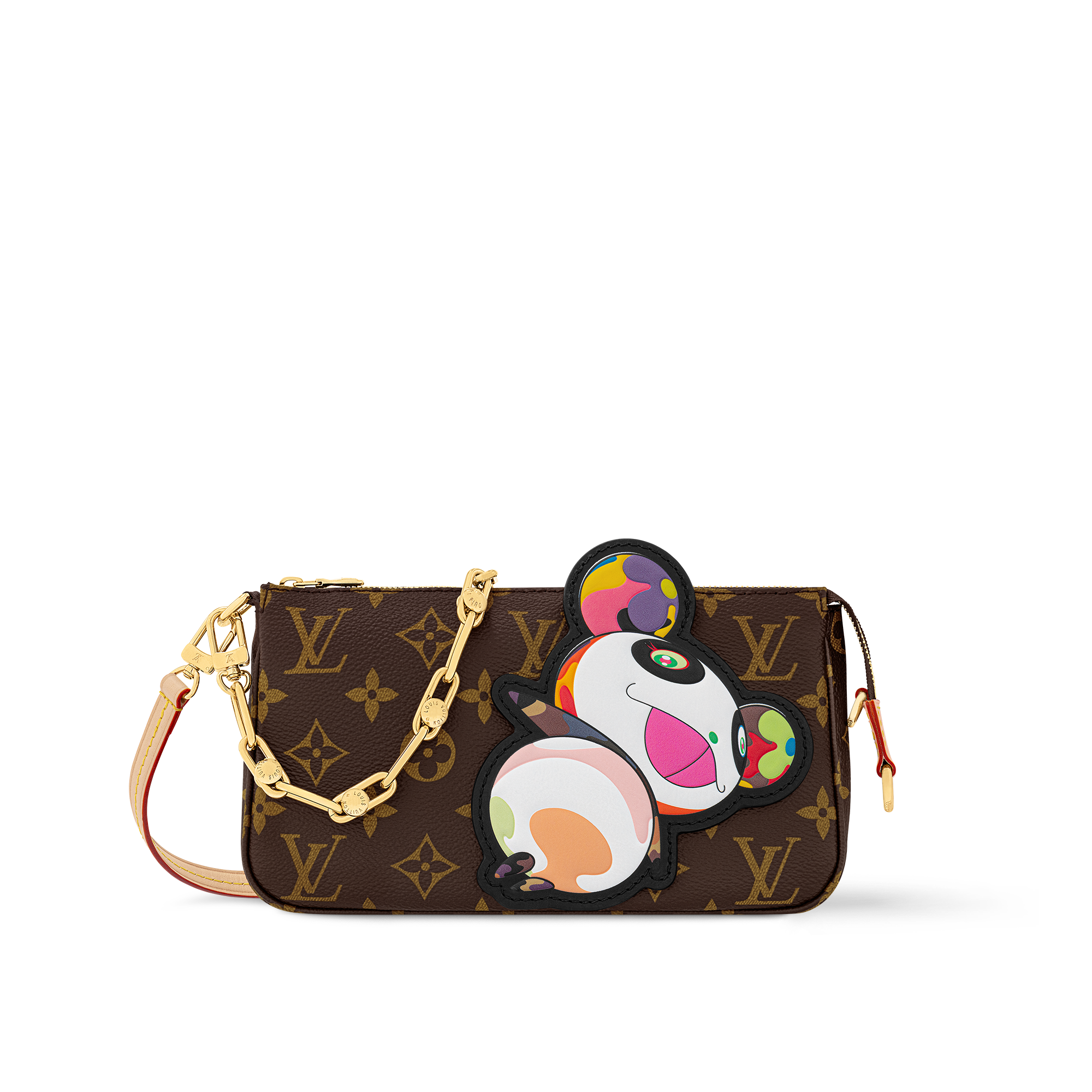 Bolso Pochette Accessoires LV x TM Lona Monogram Mujer Carteras y pequeña marroquinería Carteras con cadena y mini bolsos | LOUIS VUITTON (Zoom de producto)