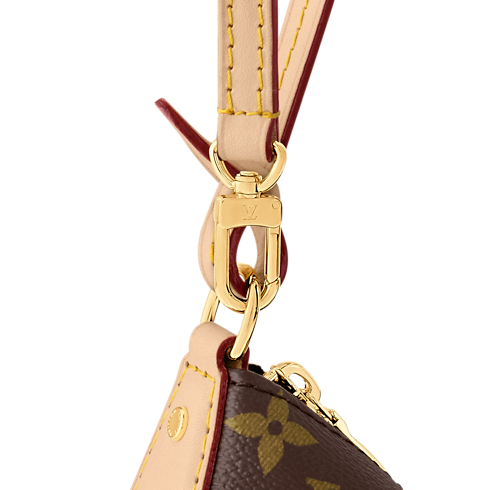 Bolso Pochette Tirette Lona Monogram Mujer Carteras y pequeña marroquinería Carteras con cadena y mini bolsos | LOUIS VUITTON (Zoom de producto)