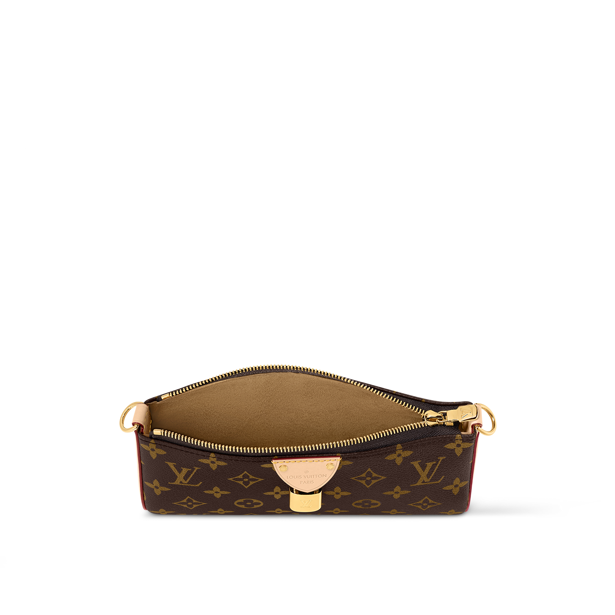 Bolso Pochette Tirette Lona Monogram Mujer Carteras y pequeña marroquinería Carteras con cadena y mini bolsos | LOUIS VUITTON (Zoom de producto)