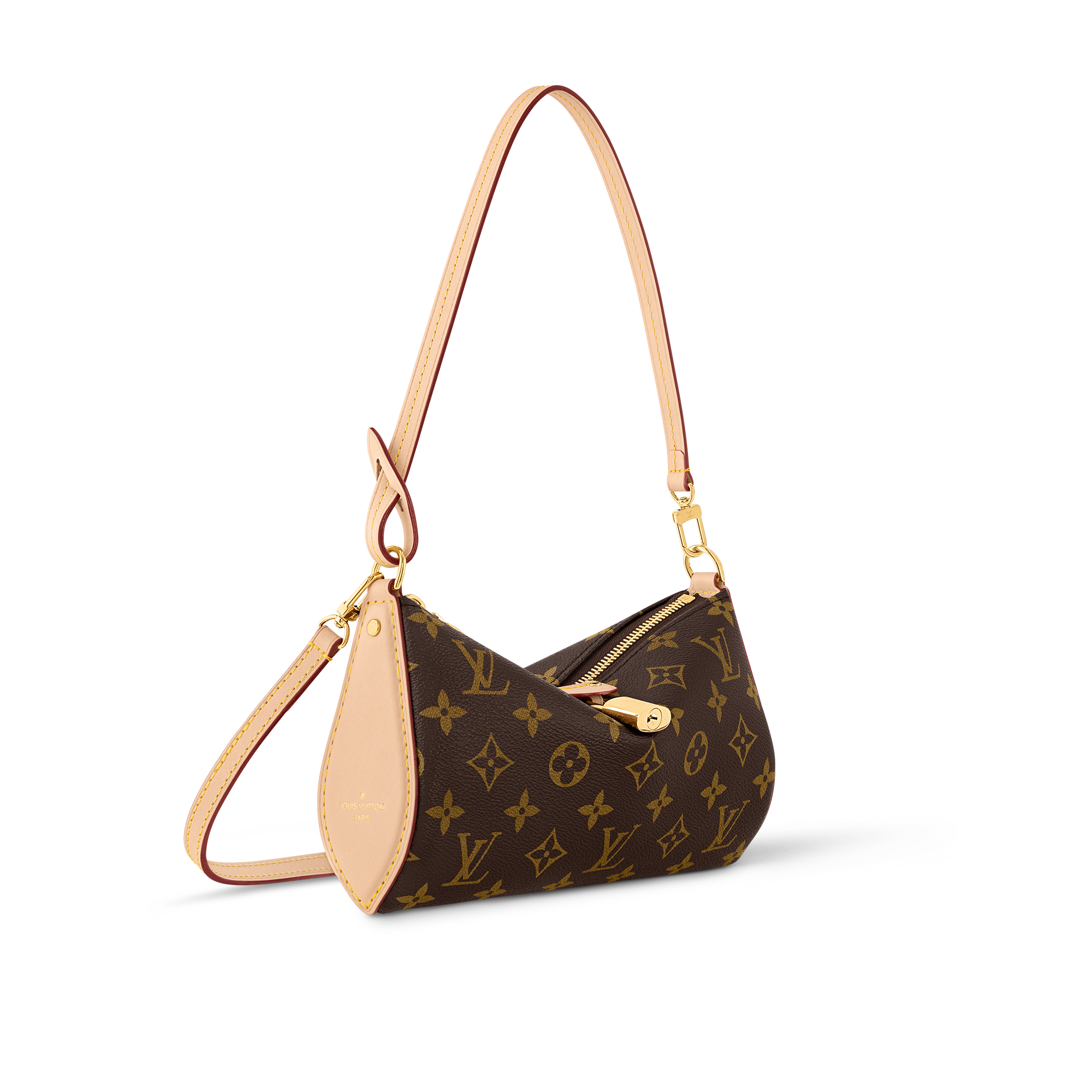 Bolso Pochette Tirette Lona Monogram Mujer Carteras y pequeña marroquinería Carteras con cadena y mini bolsos | LOUIS VUITTON (Zoom de producto)