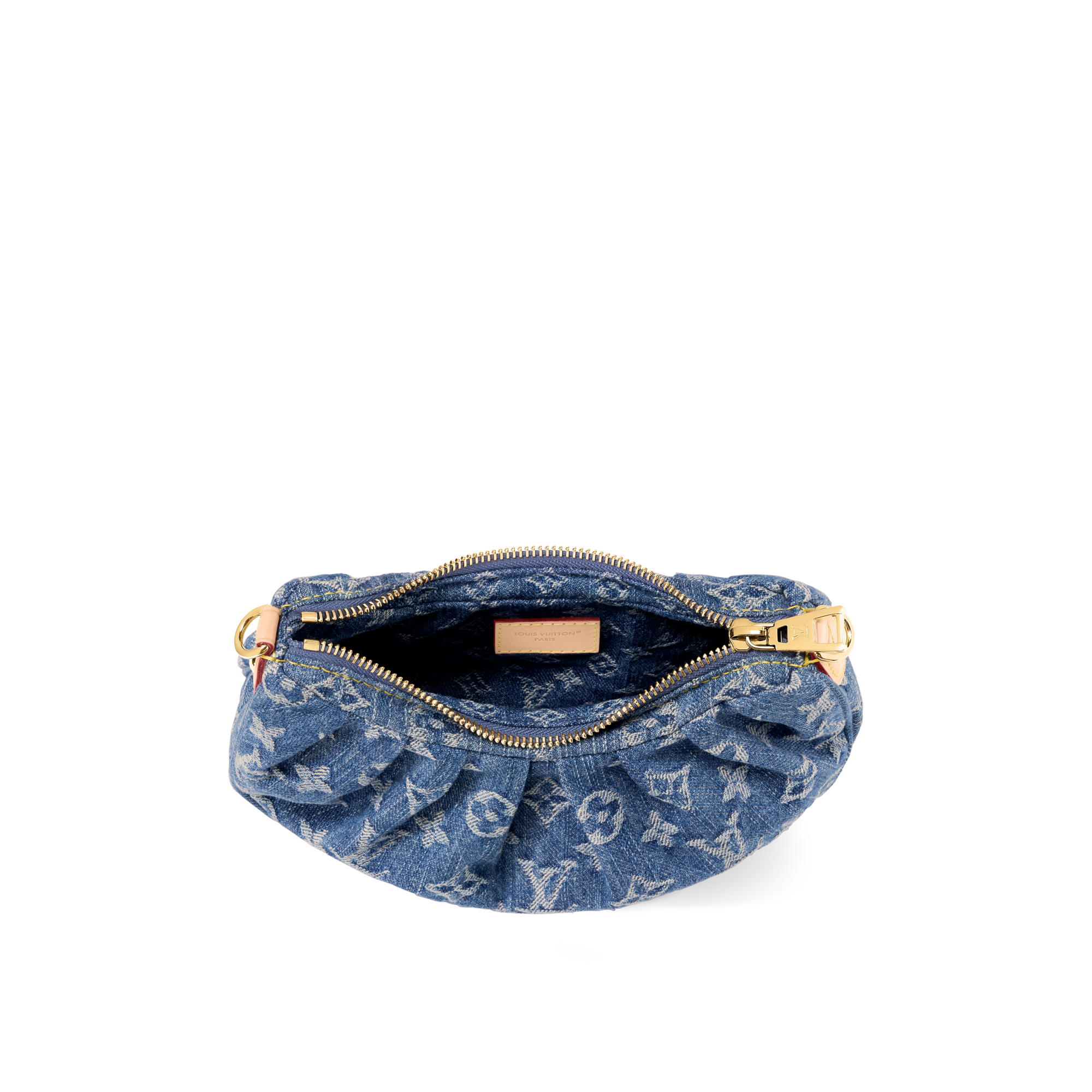 Bolso Pochette Valley Lona Monogram Denim Mujer Carteras y pequeña marroquinería Carteras con cadena y mini bolsos | LOUIS VUITTON (Zoom de producto)