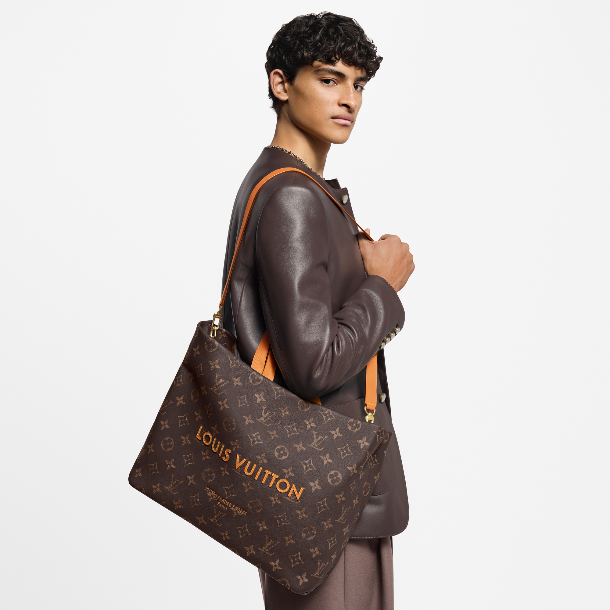 Bolso Shopper Tote MM autres_cuirs_monogram Bolsos y pequeña marroquinería Bolso de hombre Novedades | LOUIS VUITTON (Zoom de producto)