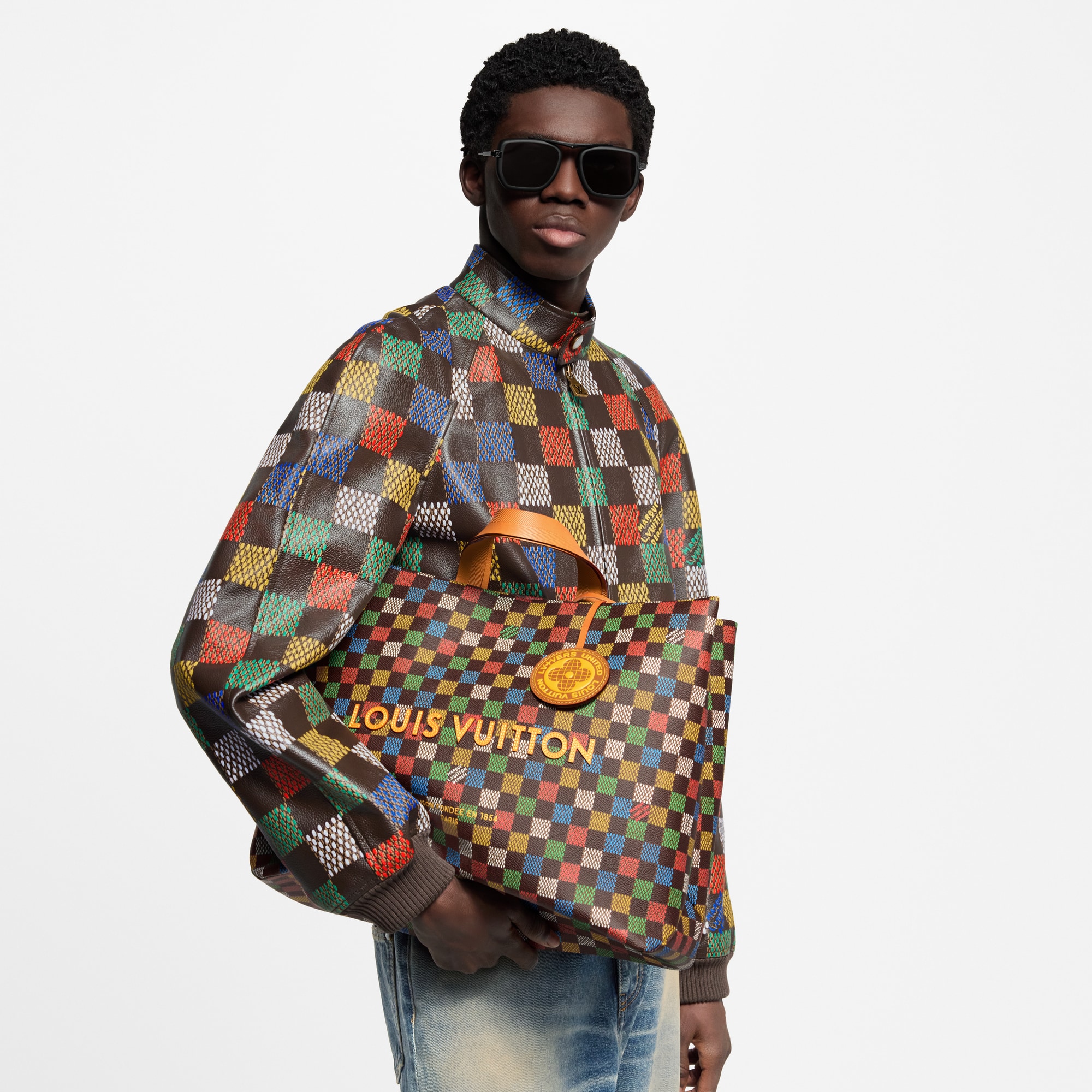 Bolso Shopper Tote MM Lona Damier Ebène Bolsos y pequeña marroquinería Bolso de hombre Novedades | LOUIS VUITTON (Zoom de producto)