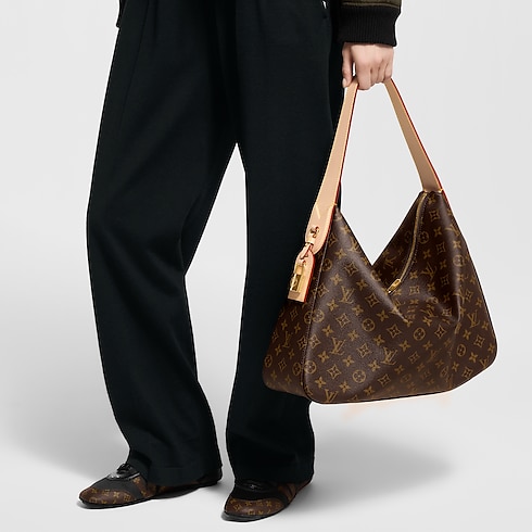 Bolso Slouchy MM Lona Monogram Mujer Bolsos Bolsos | LOUIS VUITTON (Zoom de producto)